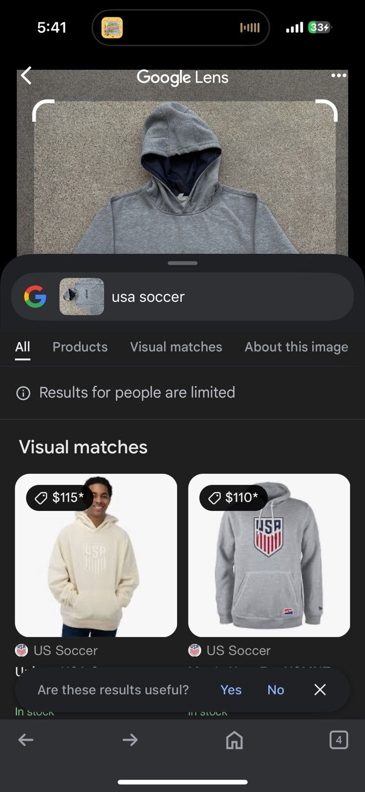 Vintage Rare 1990s United States Soccer Fed. Pullover Hoodie Size XL Size US XL / EU 56 / 4 - 8 Thumbnail
