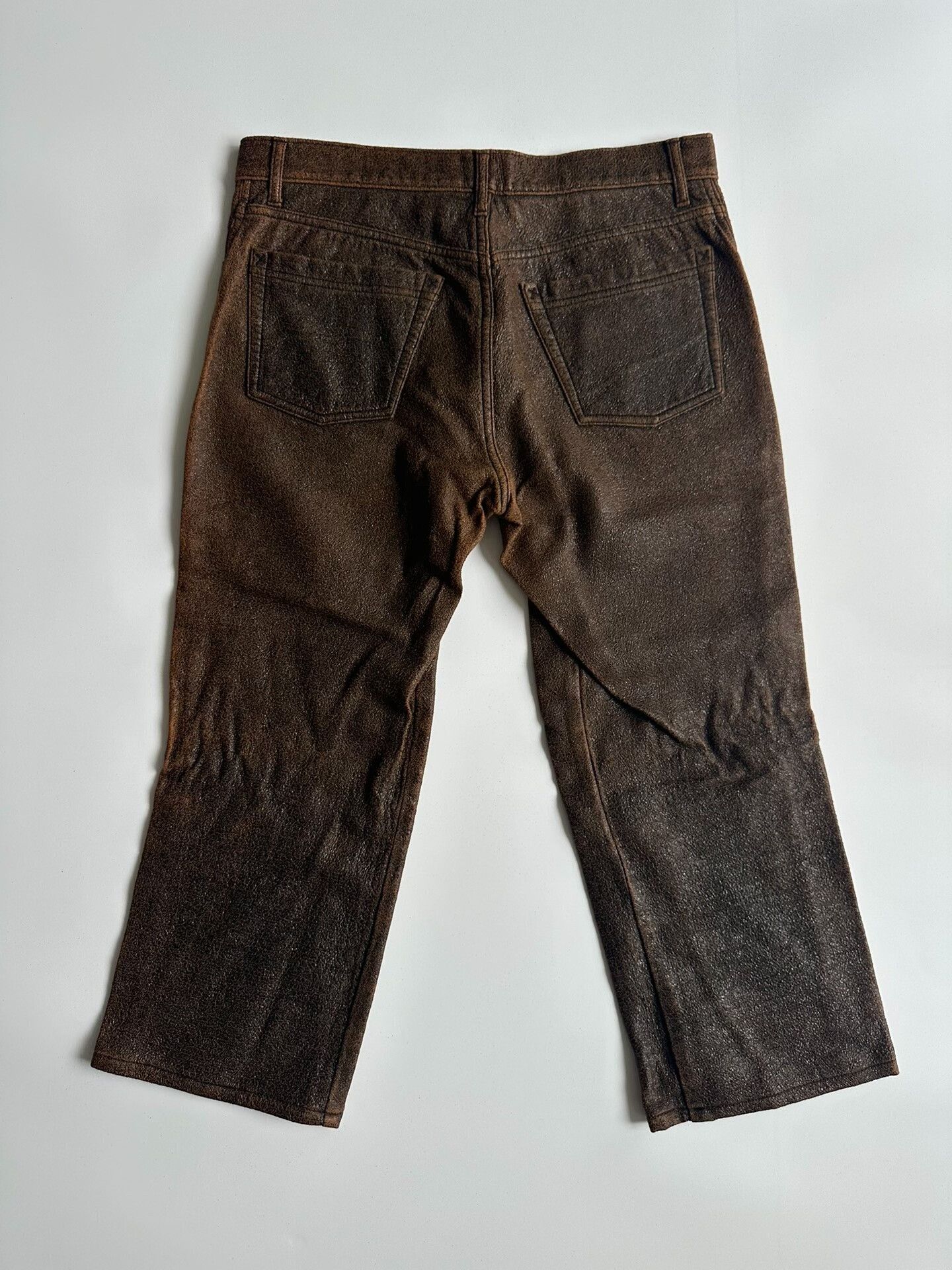 Maison Margiela Maison Margiela Ori.Batch Wax-coated 7/10 pants| Size US 30 / EU 46 - 4 Thumbnail