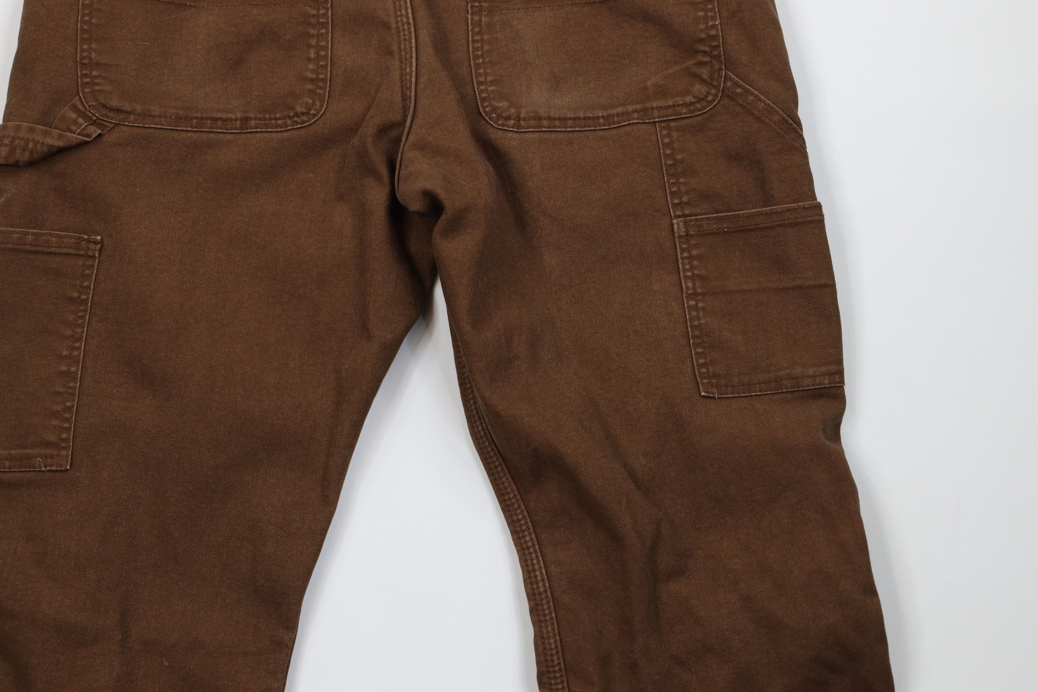 Vintage Vintage Streetwear Fleece Lined Canvas Straight Leg Pants Size US 36 / EU 52 - 13 Thumbnail
