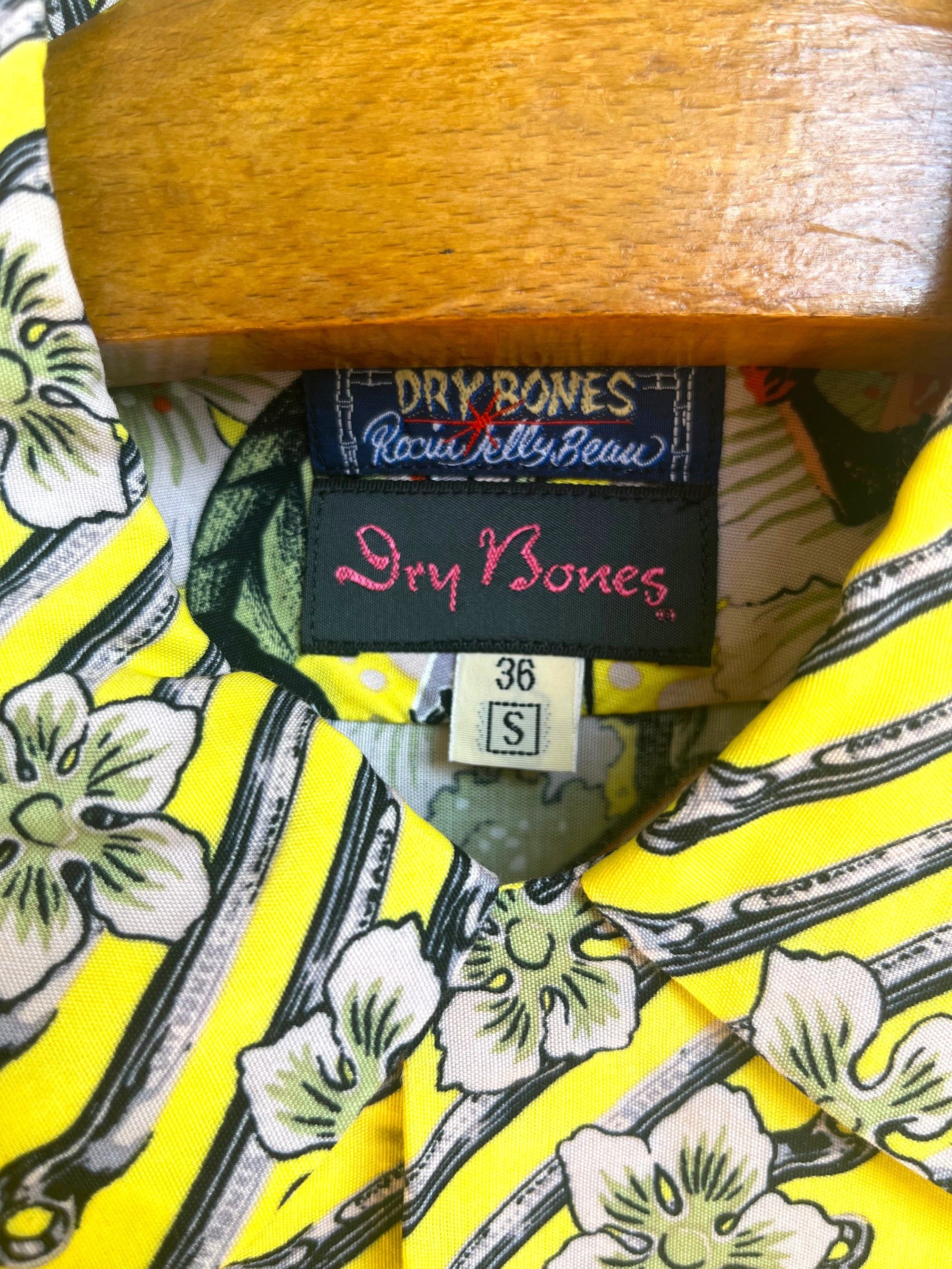 Dry Bones Dry Bones x Rockin Jelly Bean AOP Hawaiian Shirt Japan S Size S / US 4 / IT 40 - 3 Thumbnail
