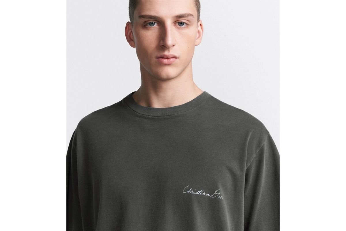 Dior o1bcso1str0226 Relaxed-Fit T-Shirt in Grey Size US S / EU 44-46 / 1 - 6 Thumbnail