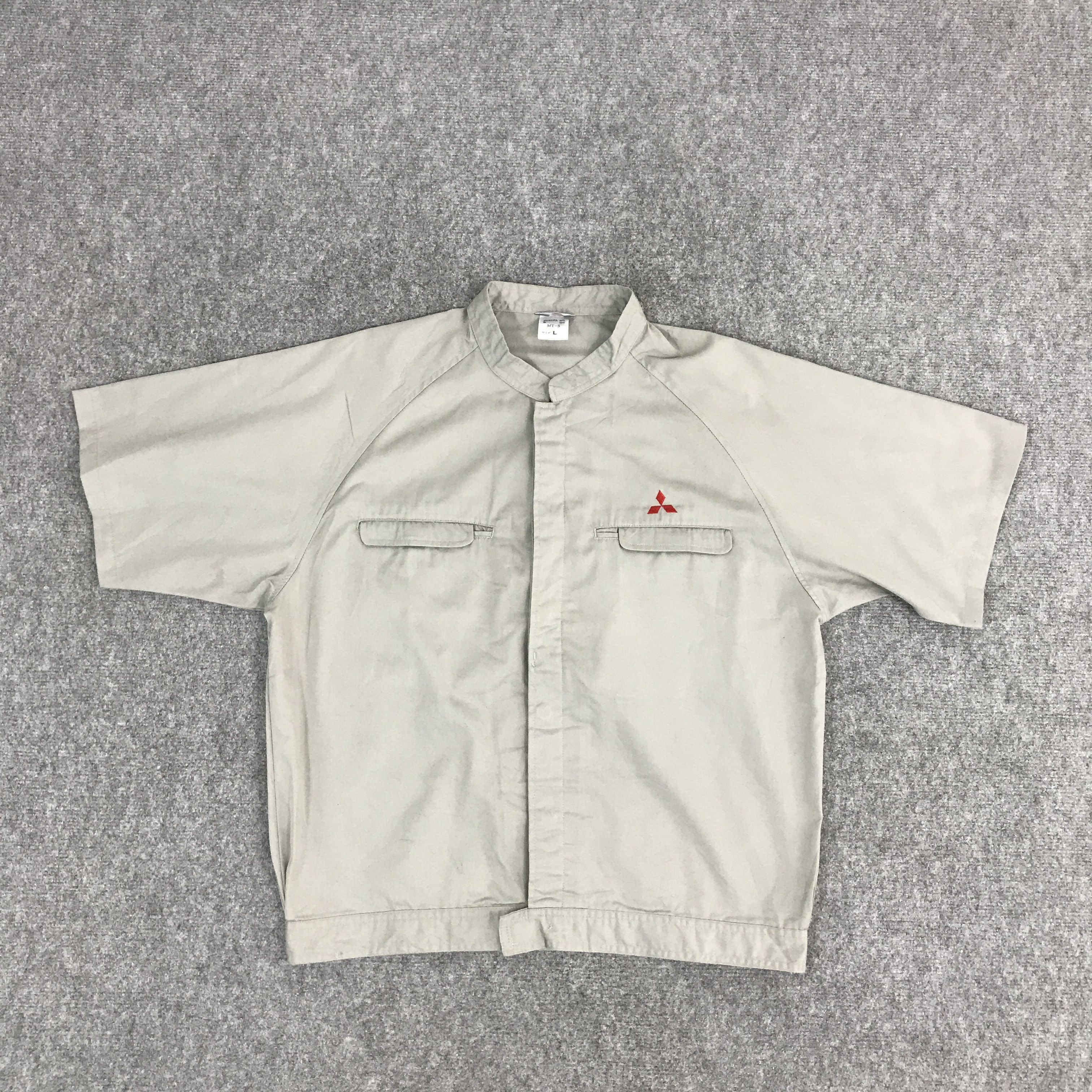 Japanese Brand × Sports Specialties MITSUBISHI RACING BUTTON UP SHORT SLEEVE JACKET Size US L / EU 52-54 / 3 - 1 Thumbnail