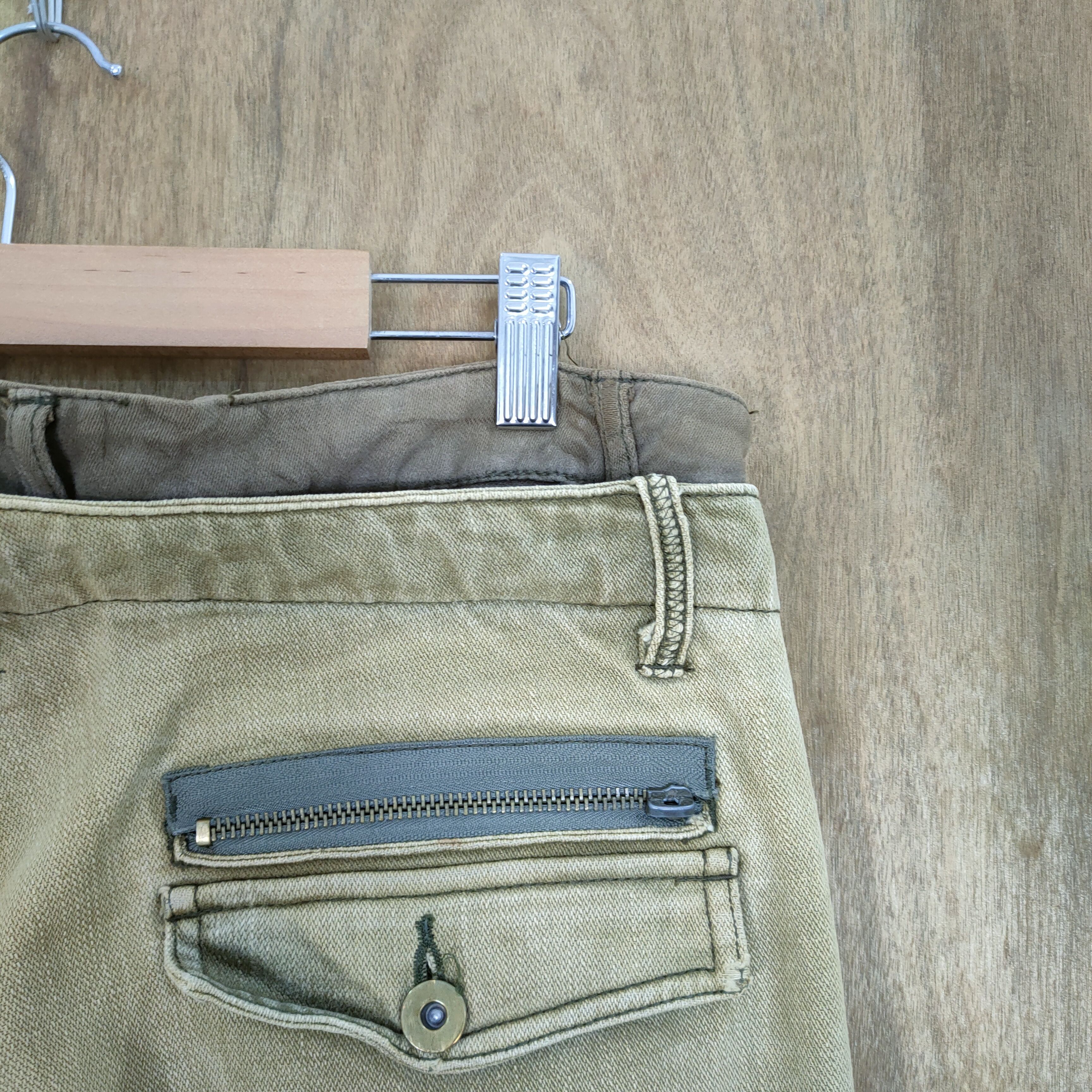 Japanese Brand × Vintage SICK💥 VINTAGE DOUBLE WAIST BONDAGE CARGO PANTS Size US 32 / EU 48 - 12 Thumbnail