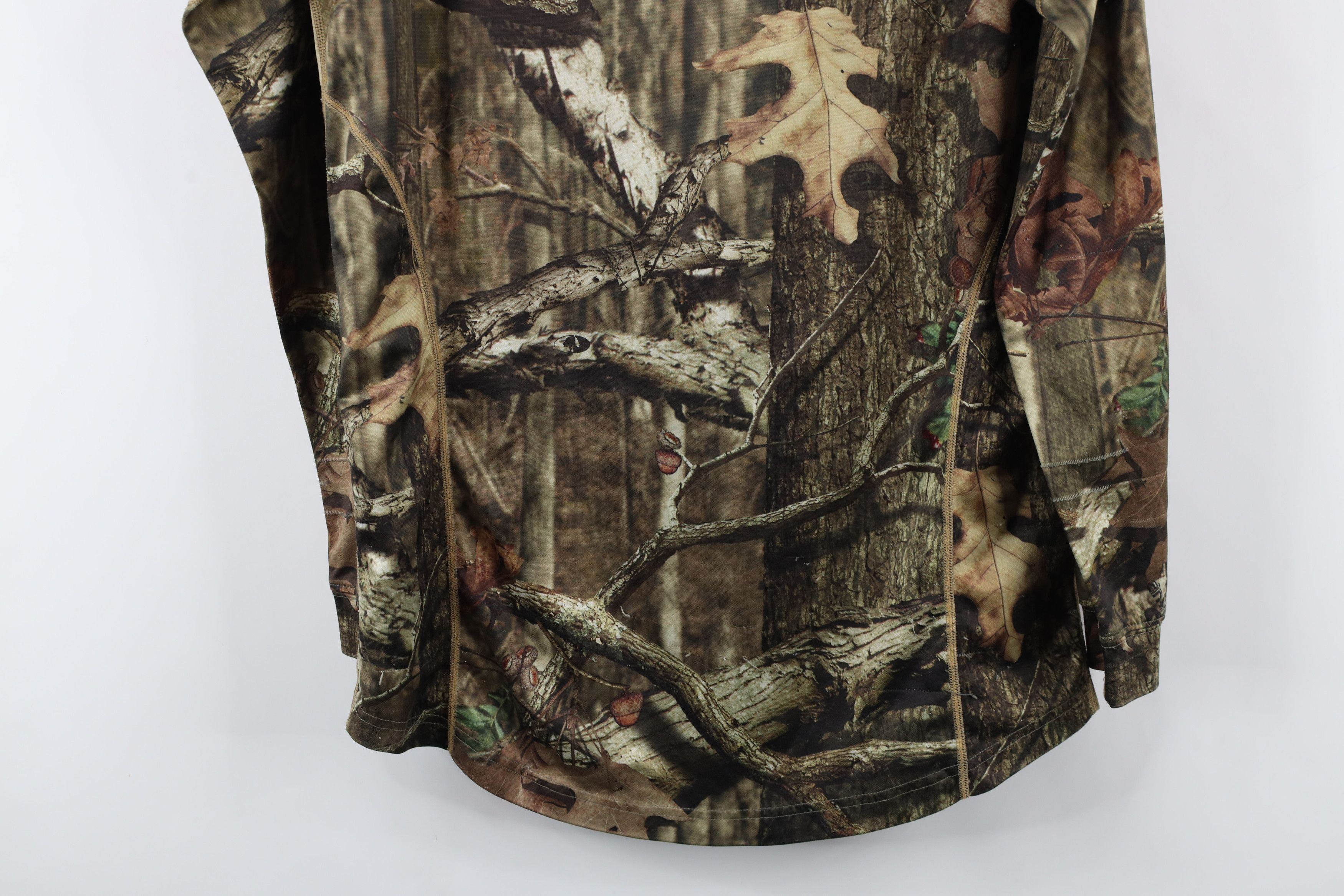 Vintage Vintage Y2K Streetwear Infinity Camouflage Mock Neck T-Shirt Size US M / EU 48-50 / 2 - 9 Thumbnail