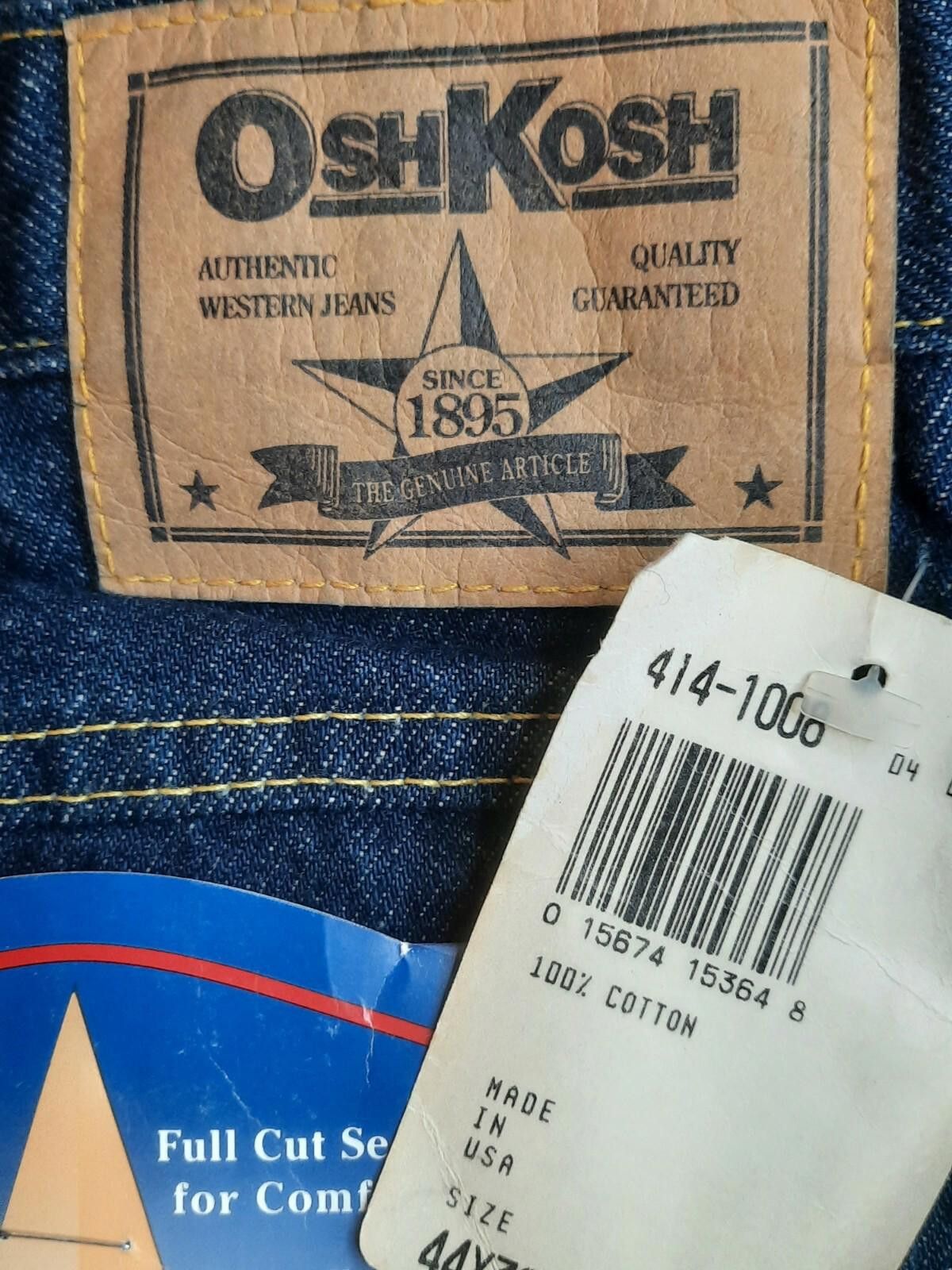 Oshkosh OSHKOSH 44x32 Western Straight Leg Jeans Made USA NWT 90's Size US 44 / EU 60 - 5 Thumbnail