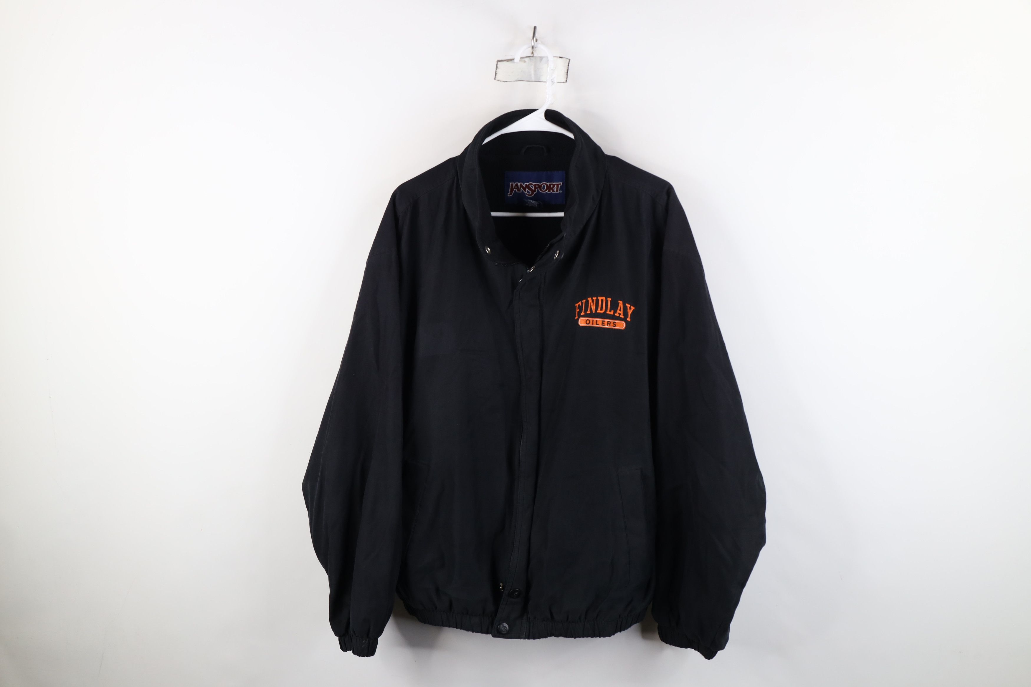 Vintage Vintage 90s University of Findlay Microfiber Bomber Jacket Size US L / EU 52-54 / 3 - 1 Thumbnail
