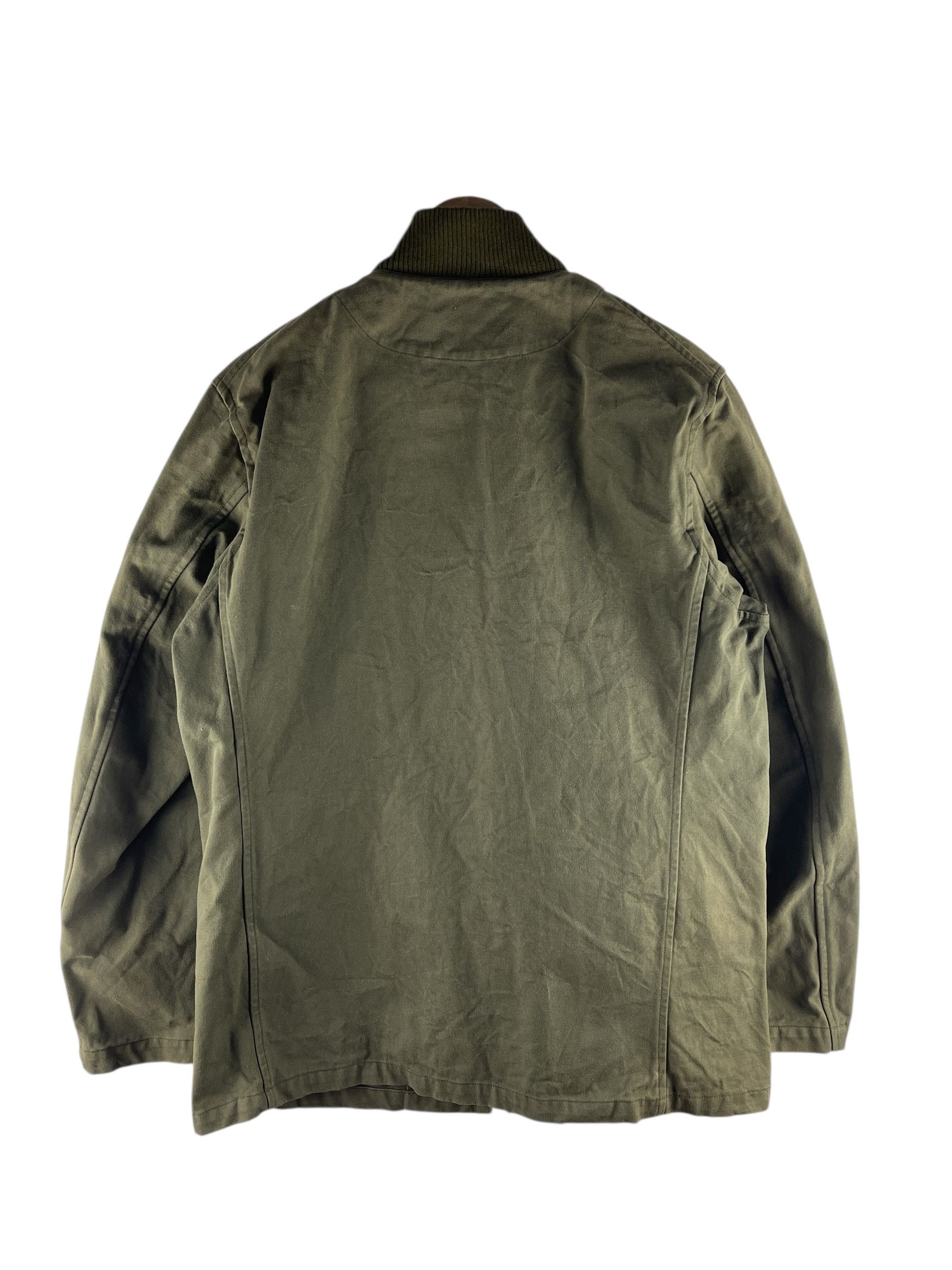SHIPS Ships Japan Olive Green Chore Coat Jacket Size US L / EU 52-54 / 3 - 2 Thumbnail