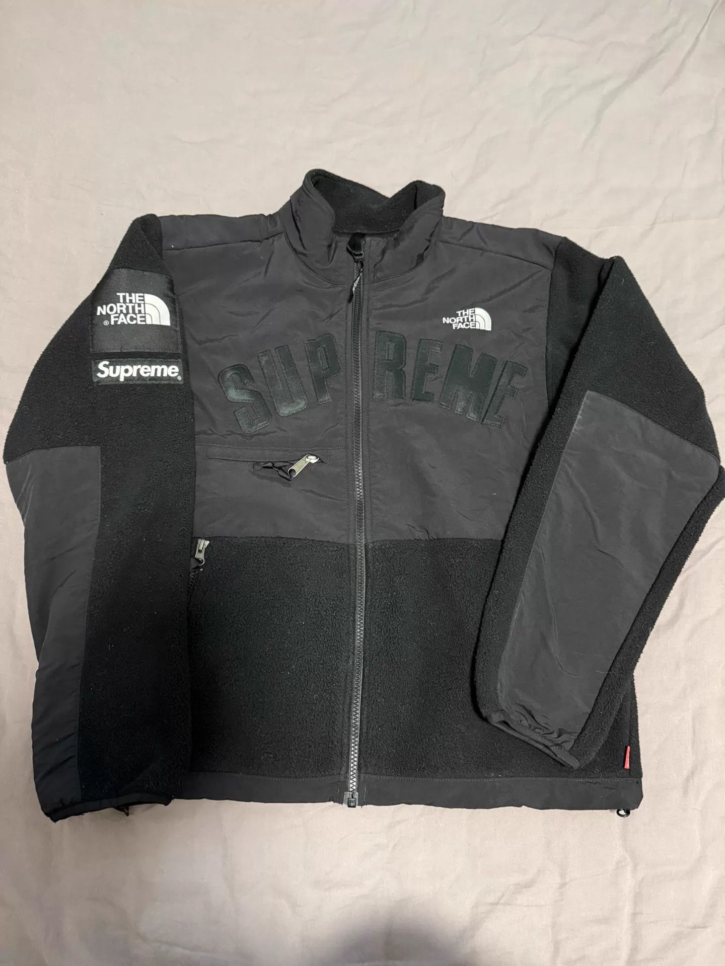 The North Face Supreme x The North Face Arc Logo TNF Fleece Jacket Black S Size US S / EU 44-46 / 1 - 1 Thumbnail