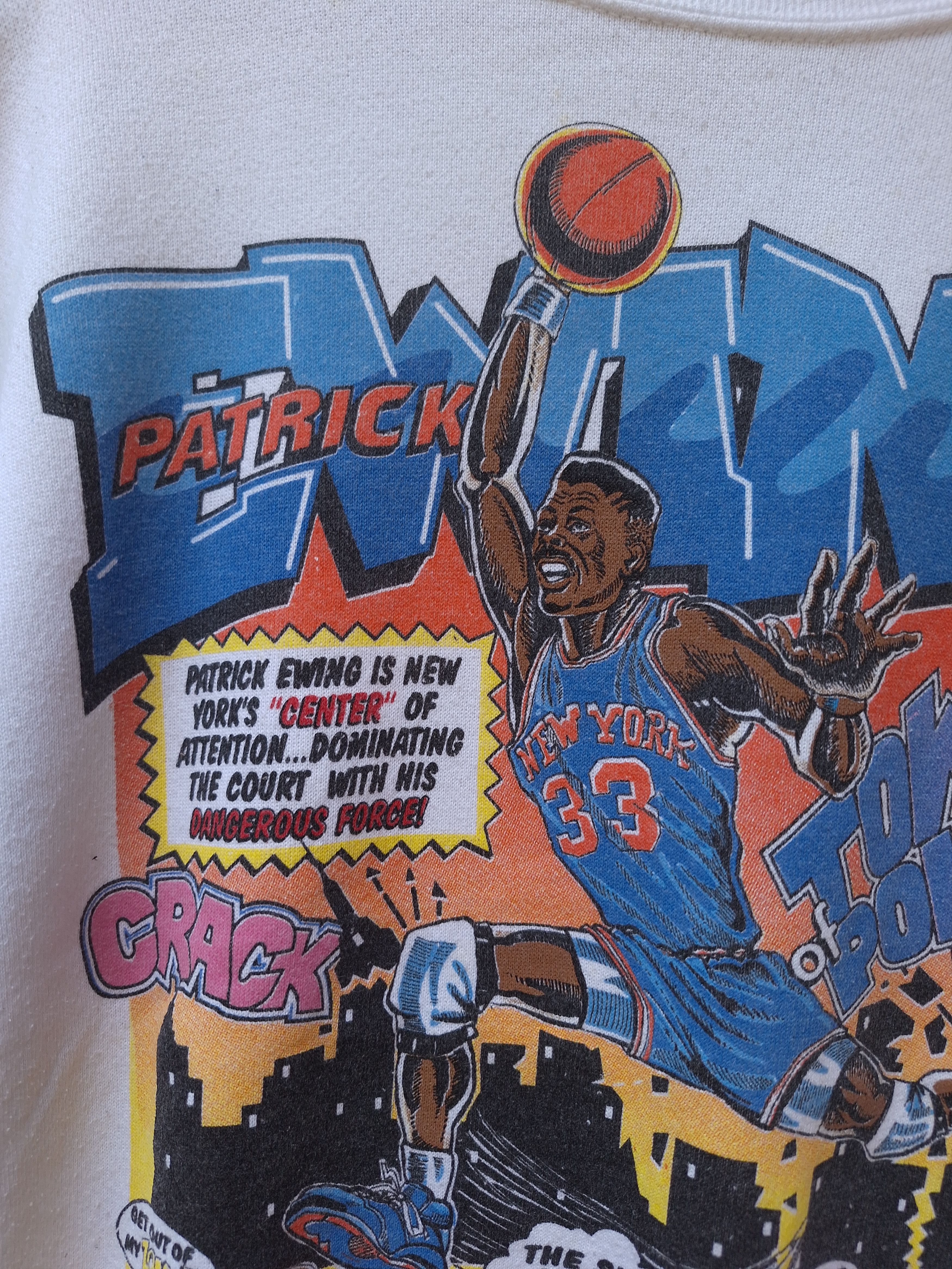 NBA × Vintage Vintage Patrick Ewing NBA Sweatshirt white Size US L / EU 52-54 / 3 - 5 Thumbnail