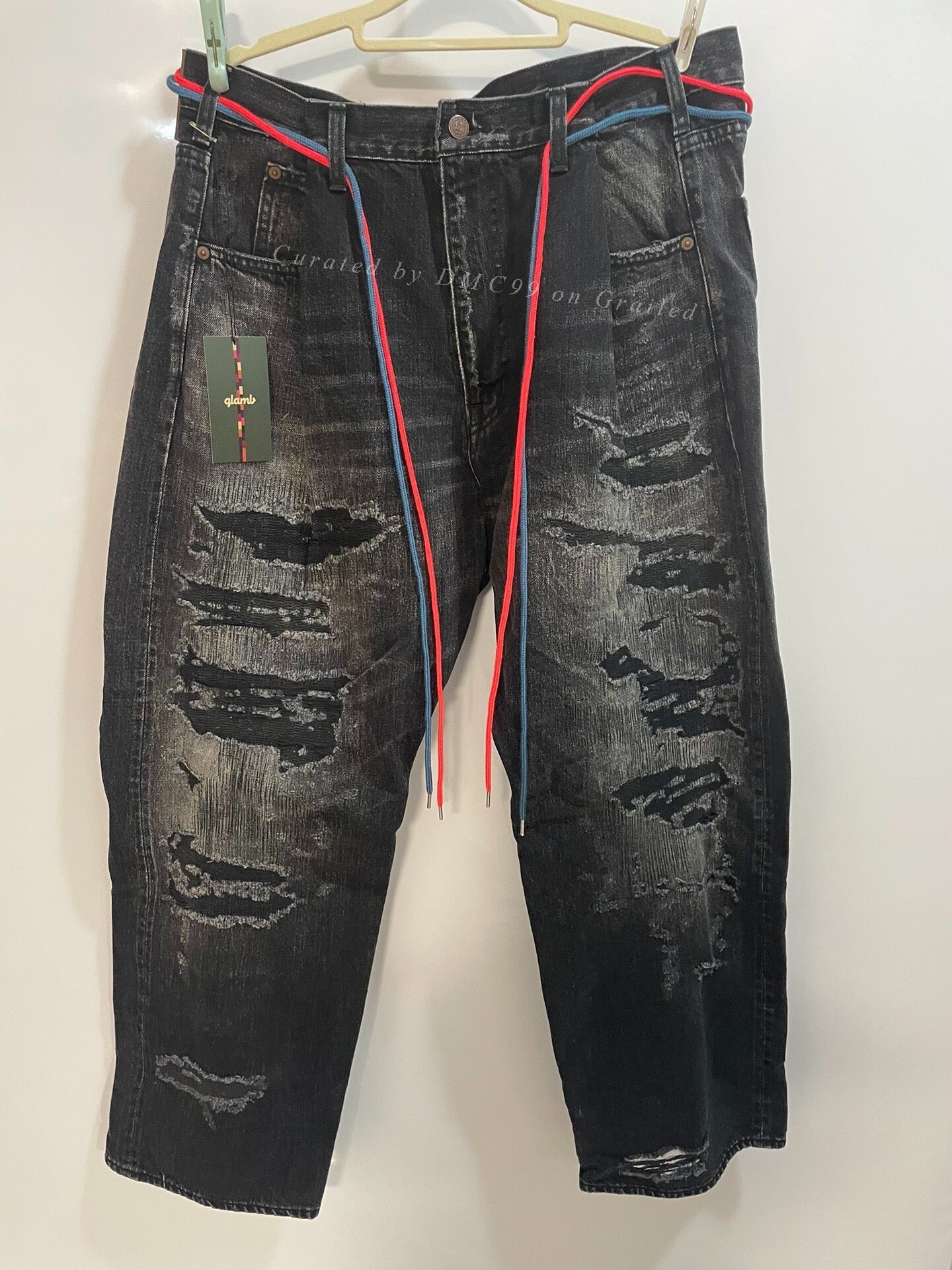 Other GLAMB Heavy Damage Wide Denim Pants Size US 32 / EU 48 - 1 Thumbnail