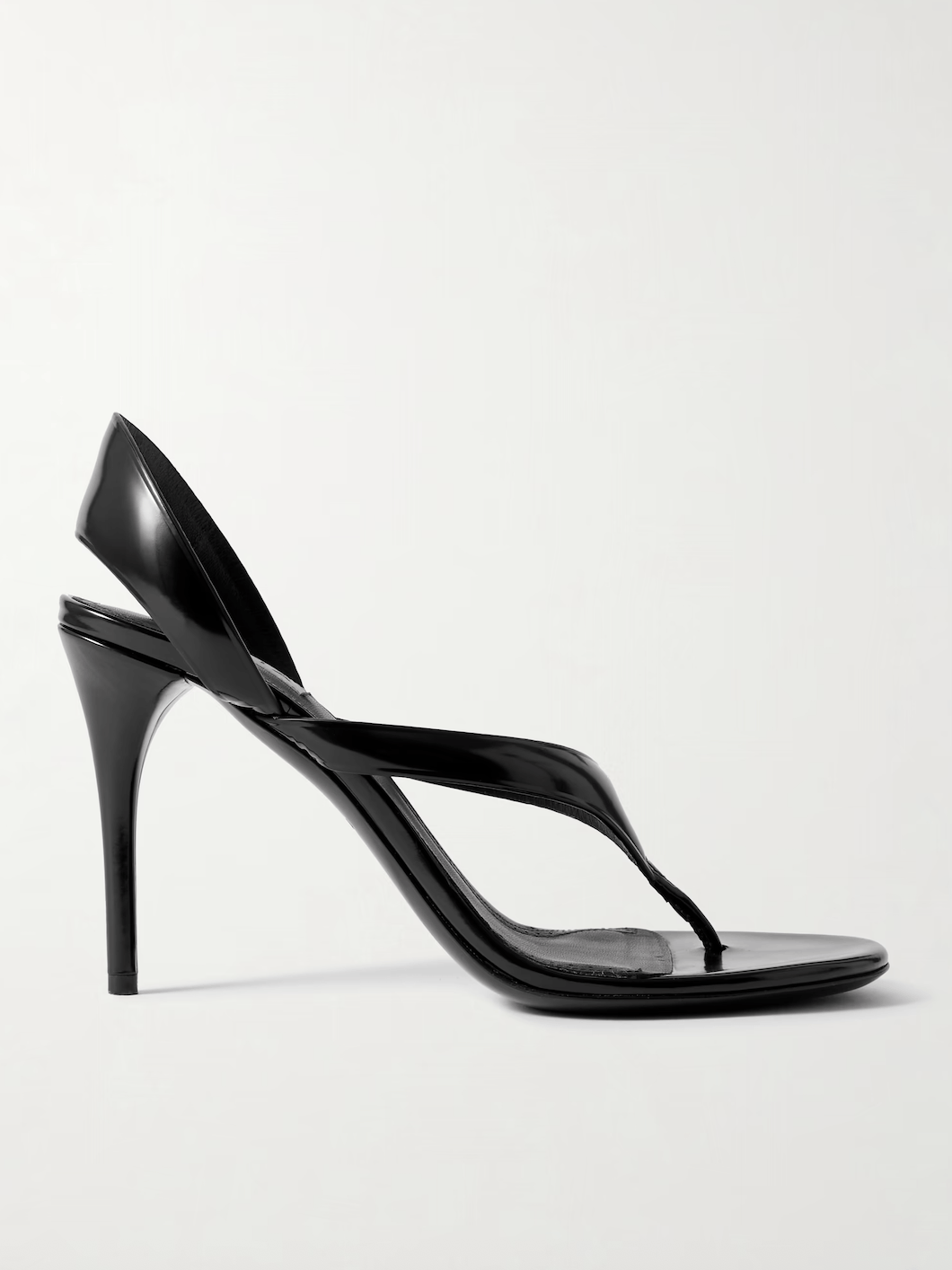Alaia Alaïa Tong 90 patent-leather sandals Heels Size US 10 / IT 40 - 1 Thumbnail