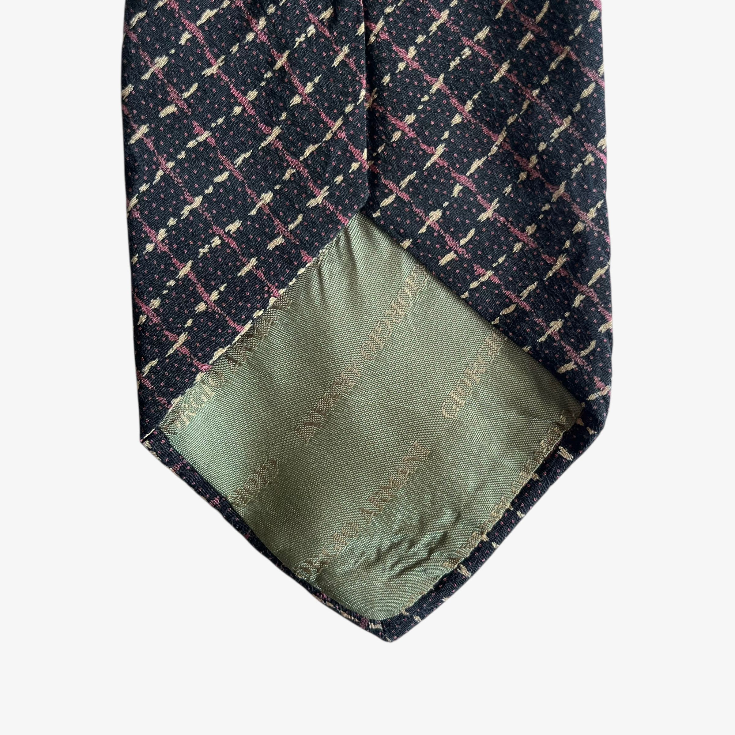 Giorgio Armani Vintage 90s Giorgio Armani Abstract Striped Silk Tie Size ONE SIZE - 5 Thumbnail