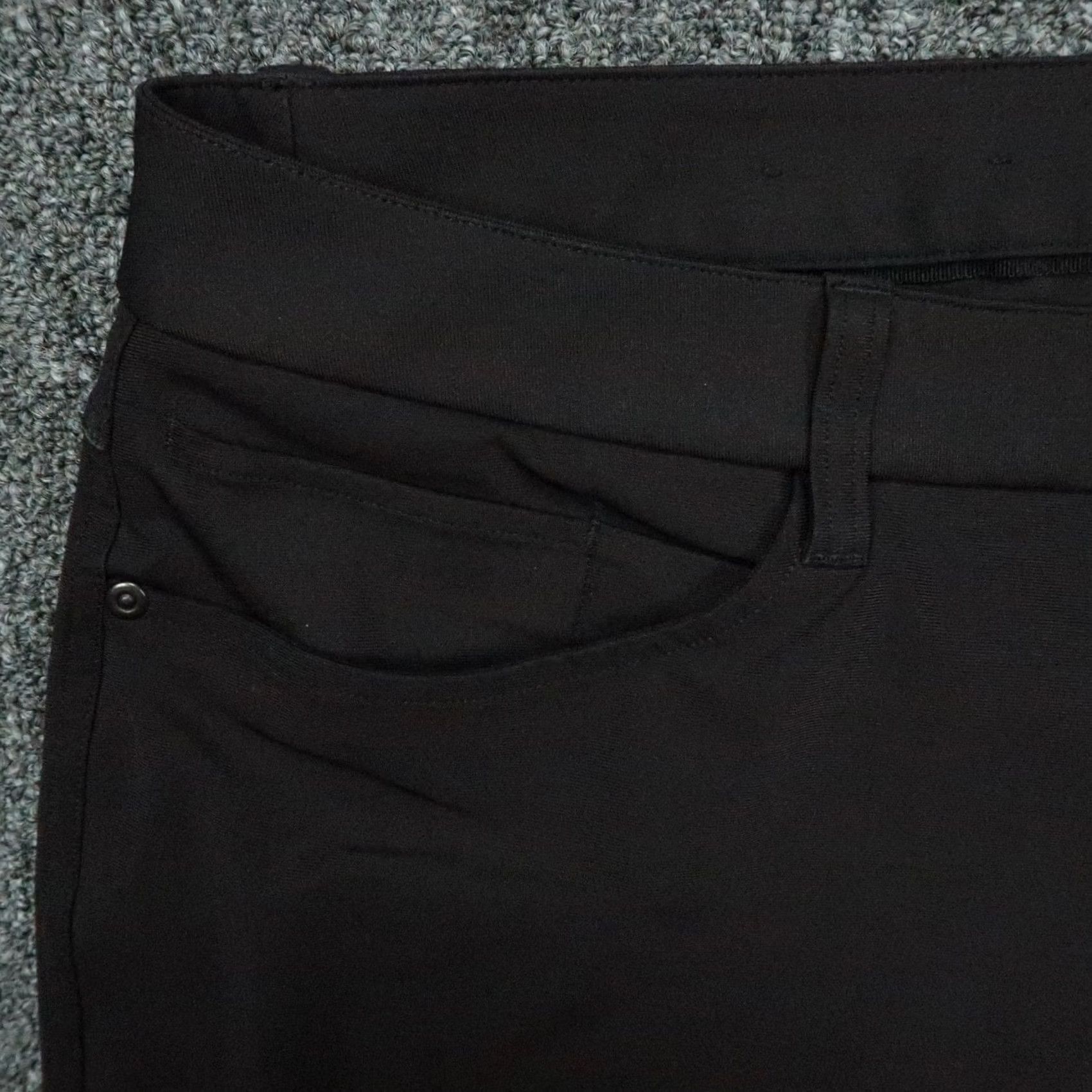 Lululemon Lululemon Pants Mens 36x33 Black Slim Fit 5 Pocket Chino 5 Stretch Trousers Size US 36 / EU 52 - 2 Thumbnail