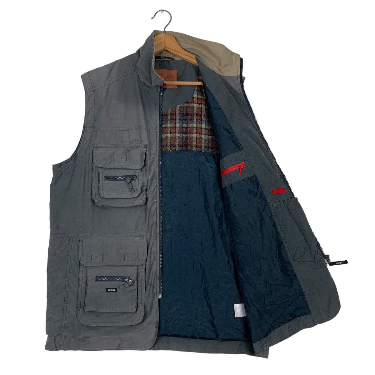 Zippo ZIPPO Sun Faded Multipocket Vest Utility Vest #0914-C41 Size US L / EU 52-54 / 3 - 9 Thumbnail