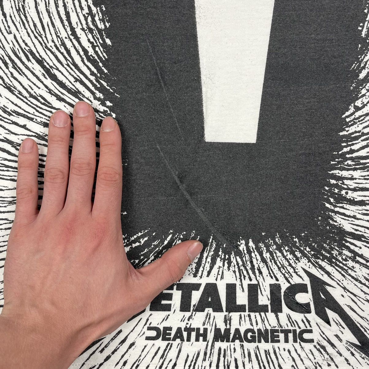 Band Tees Vintage Metallica rare Death Magnetic All Over Print tee 00s Size US M / EU 48-50 / 2 - 7 Thumbnail