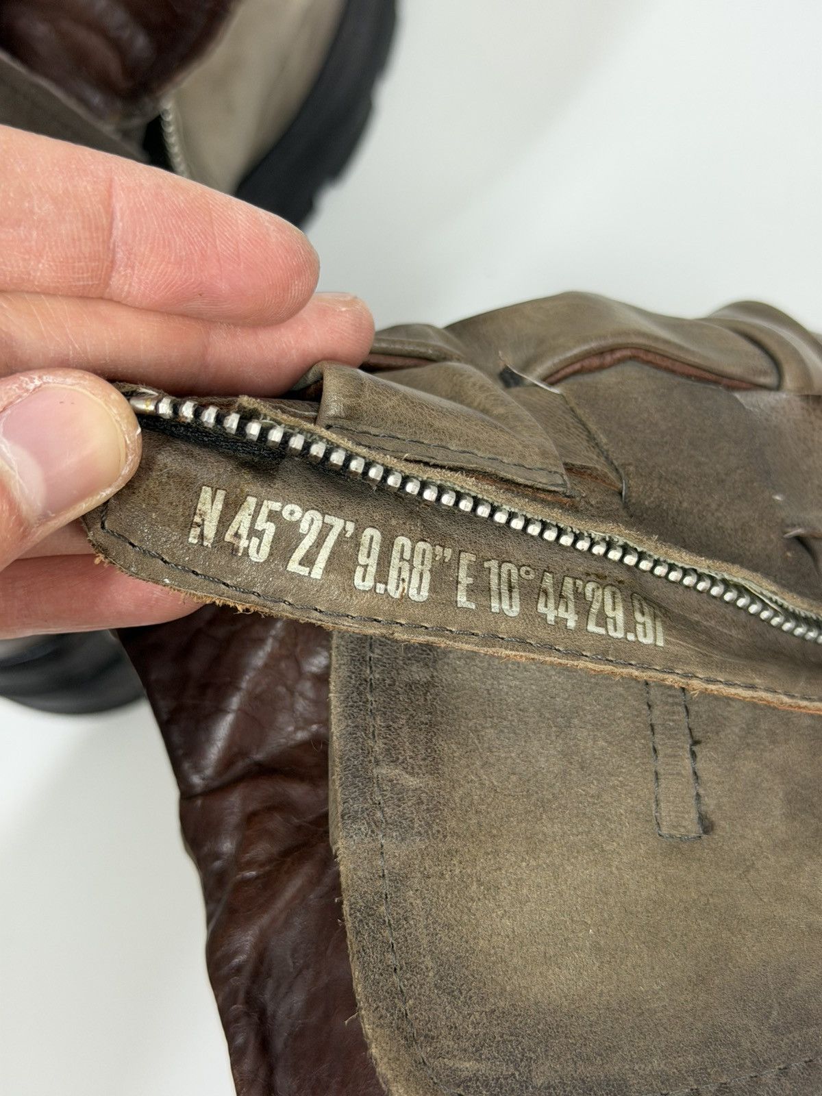 If Six Was Nine AS 98 Vibe Artisan Brown Leather Side Zip Ankle Biker Boots Size US 7.5 / EU 40-41 - 19 Thumbnail