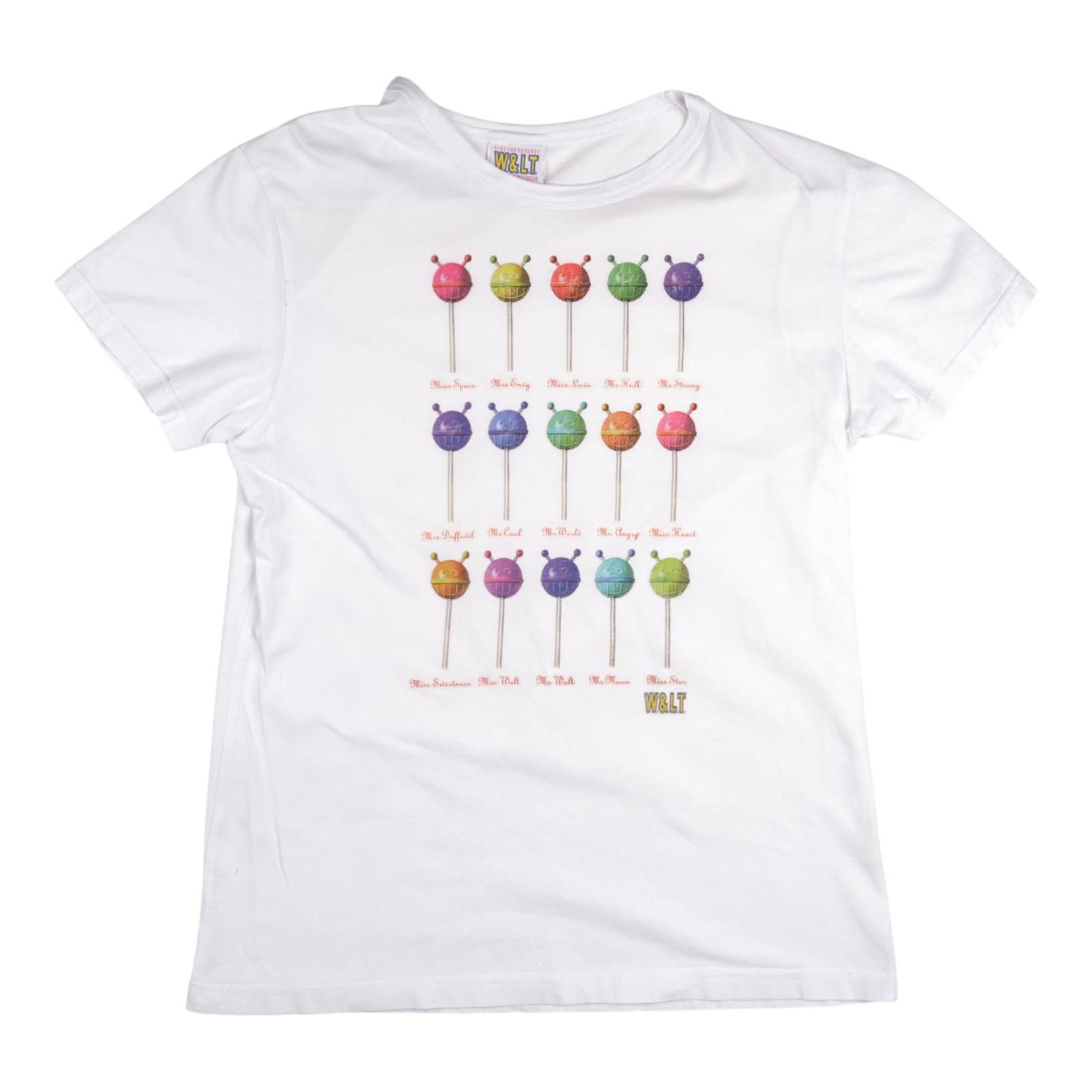 Walter Van Beirendonck W&LT Multicolor Lollipop White Tee Size L / US 10 / IT 46 - 1 Preview