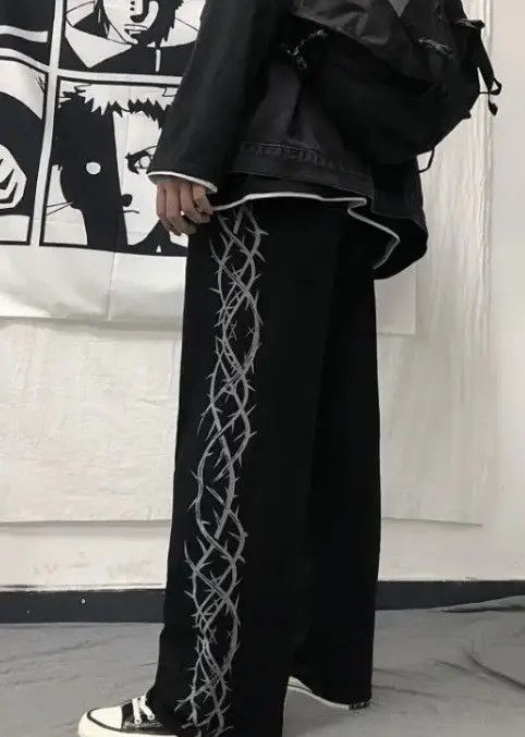 Japanese Brand Kuramochi x Mii Side Print Sweatpant Size US 29 - 4 Thumbnail