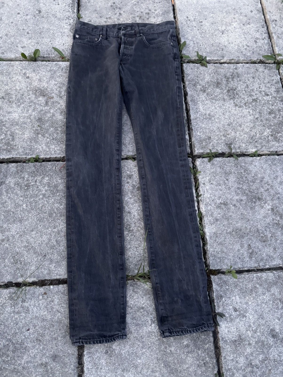 Dior Dior Homme AW07 Hedi Slimane unwaxed luster denim Size US 31 - 2 Thumbnail