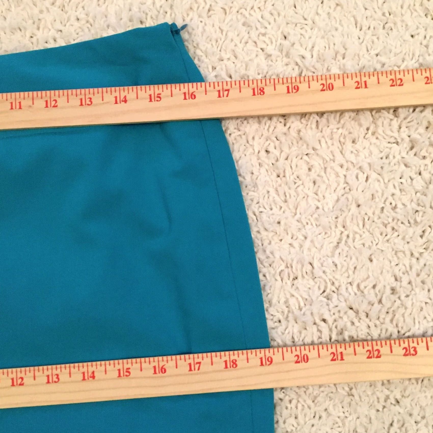 Liz Claiborne Liz Claiborne Skirt Knee Length Blue Pencil Lined Zip Size 6 Women Business Size 28" / US 6 / IT 42 - 4 Thumbnail