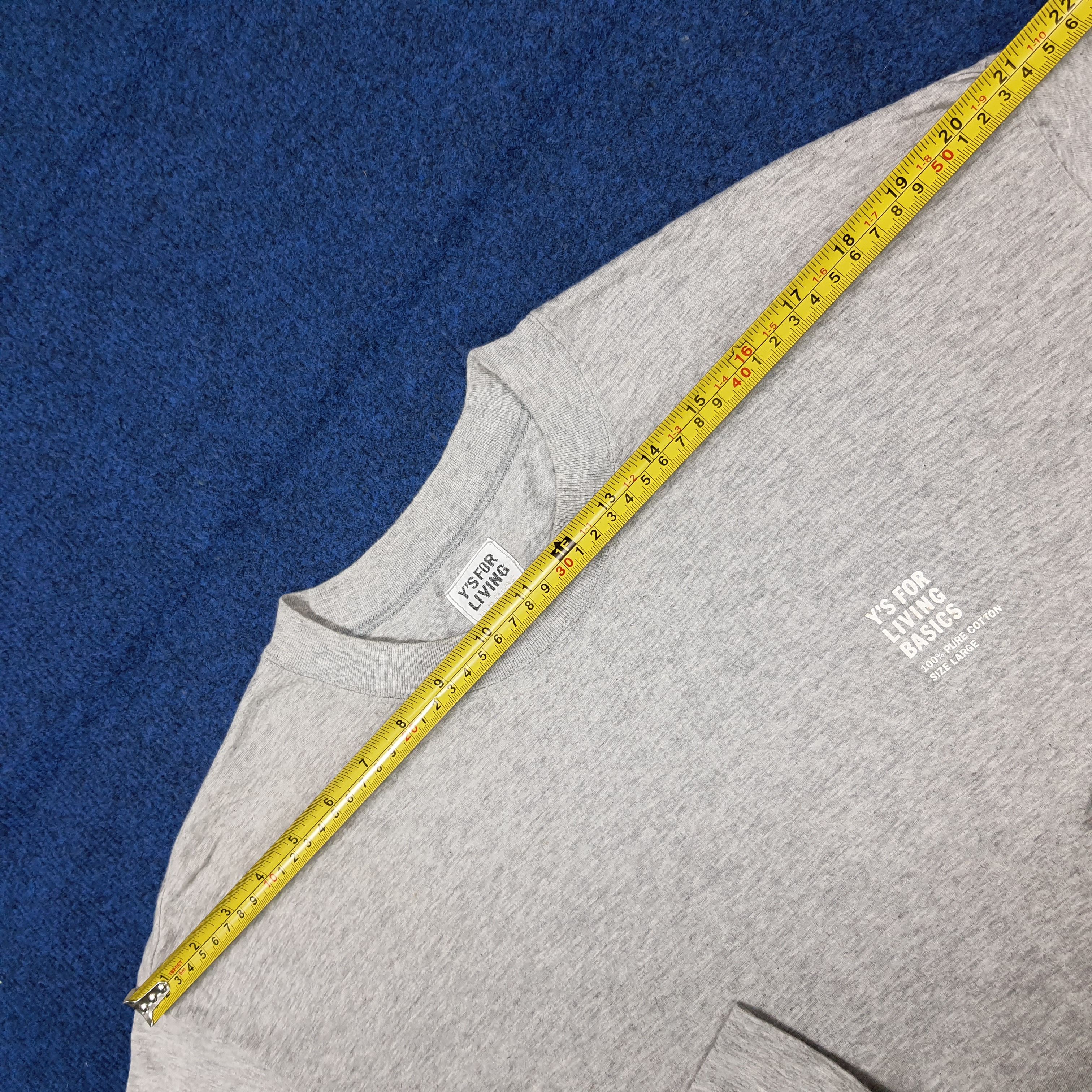 Y's Vintage Y's For Men by Yohji Yamamoto Japan Tshirt C285N42 Size US L / EU 52-54 / 3 - 10 Thumbnail