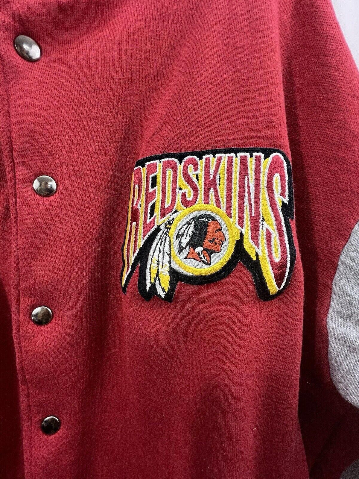 Majestic Vintage Washington Redskins Varsity Jacket - Red & Gray Size US XL / EU 56 / 4 - 2 Thumbnail