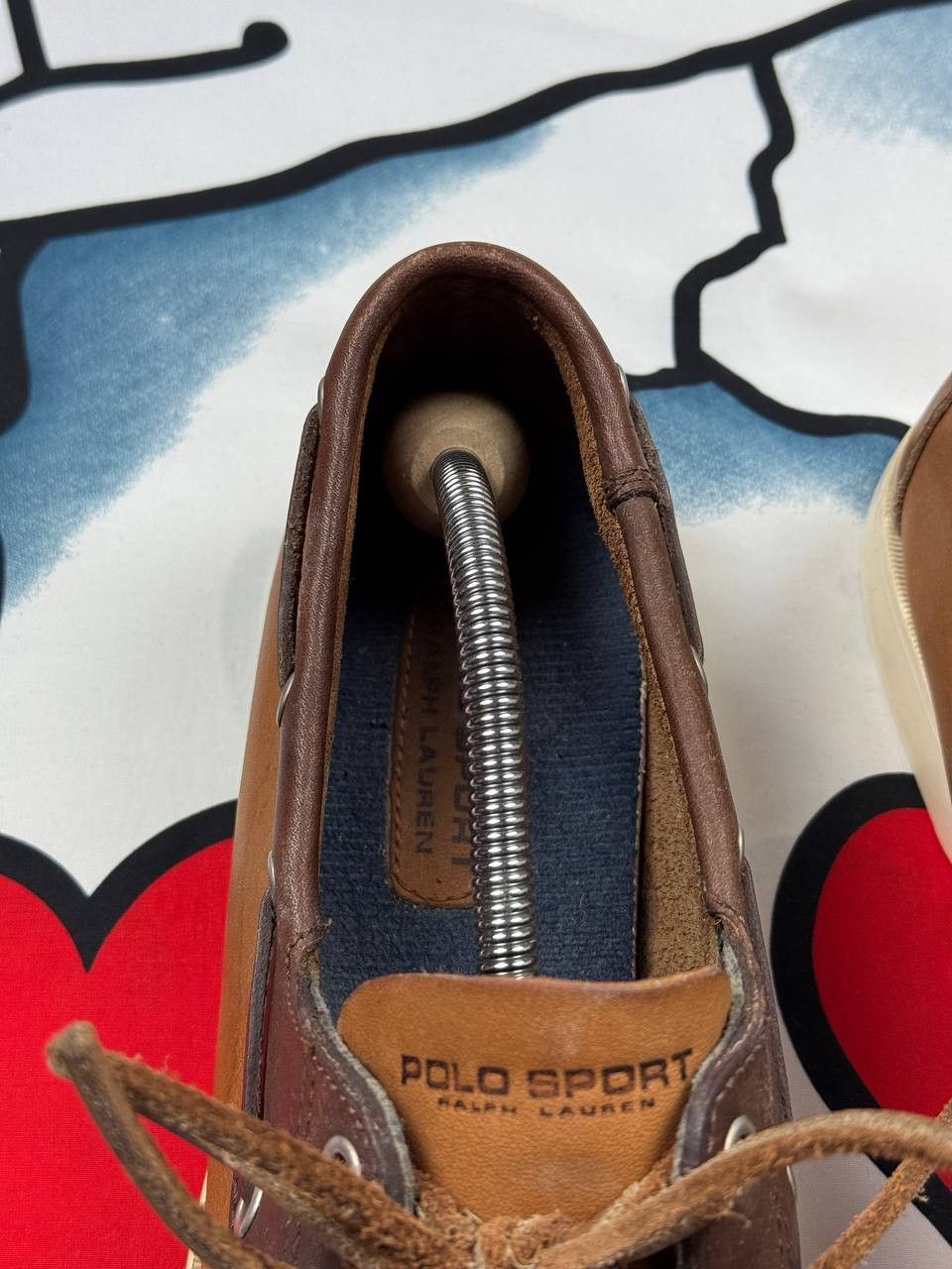 Polo Ralph Lauren Polo Sport PRL Streatwear Merton Shoes Deep Saddle Tan Size US 9.5 / EU 42-43 - 3 Thumbnail