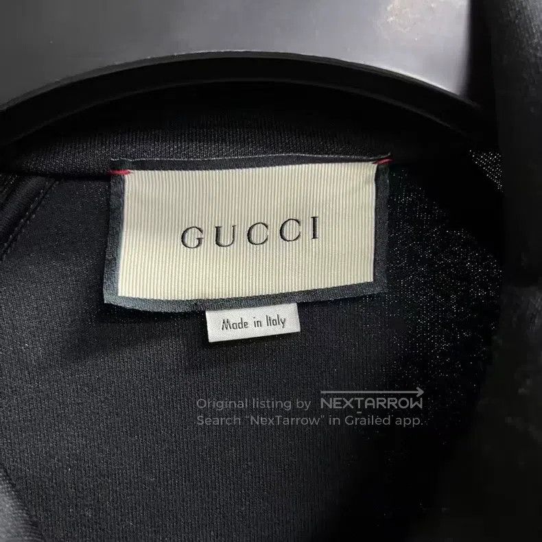 Gucci Gucci Black side-sleeved Logo striped casual long-sleeved Size US L / EU 52-54 / 3 - 5 Thumbnail