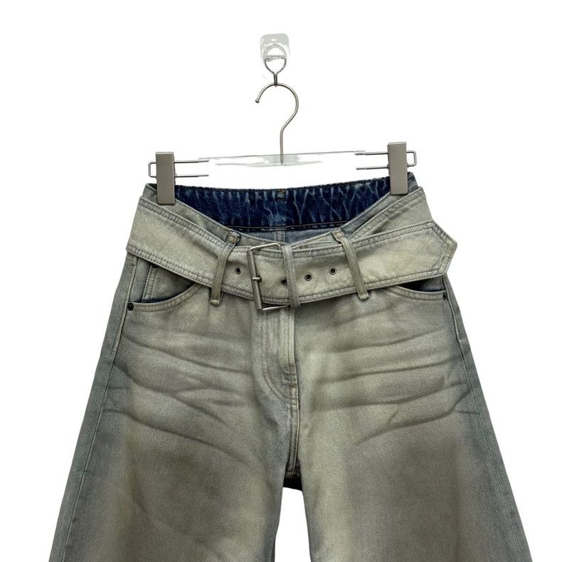 Acne Studios Acne Studios Green loose-belted trousers and jeans Size US 32 / EU 48 - 3 Thumbnail