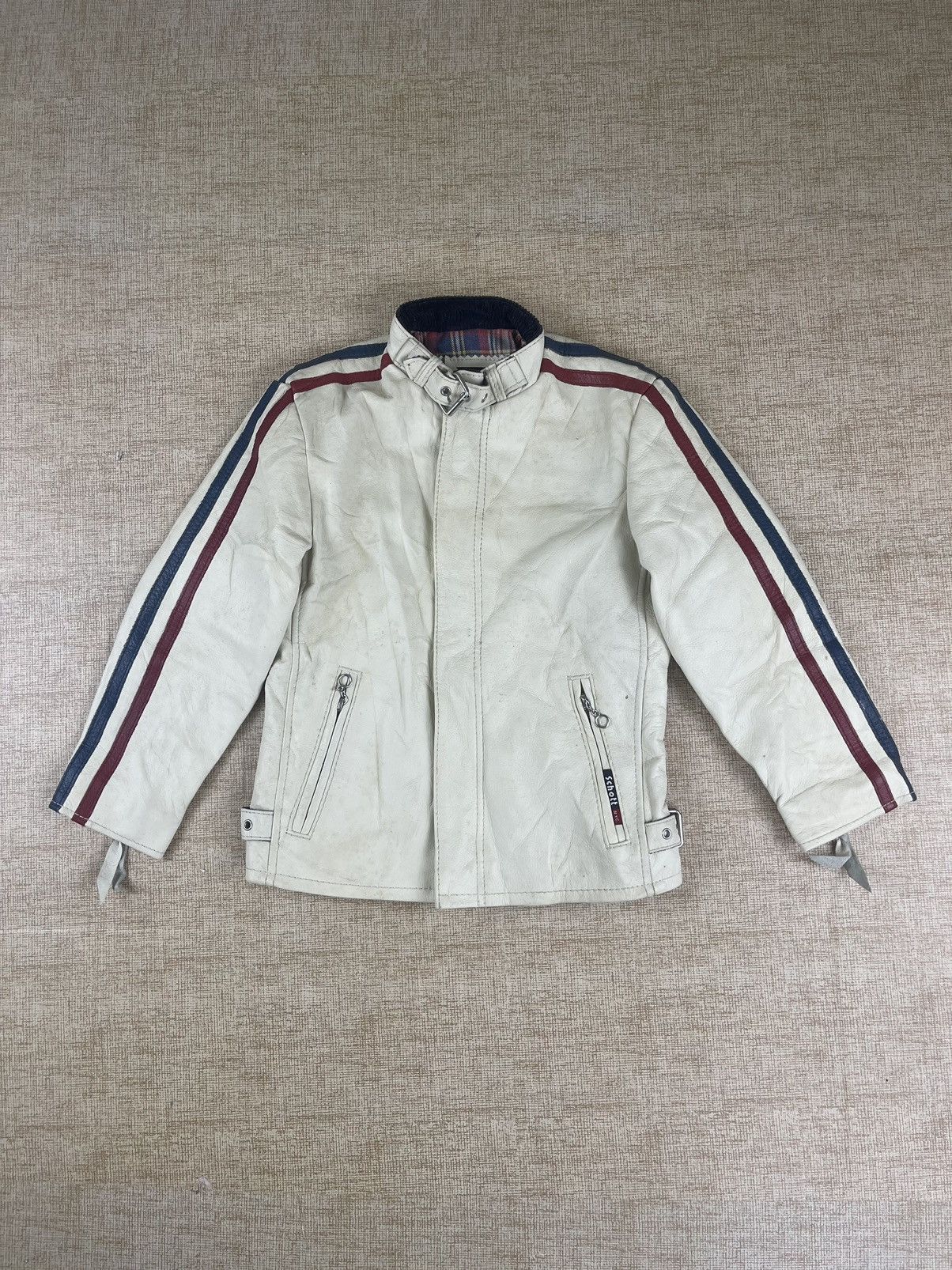 Schott × Vintage VINTAGE SCHOTT NYC Rider Leather Jacket For Kids | Grailed