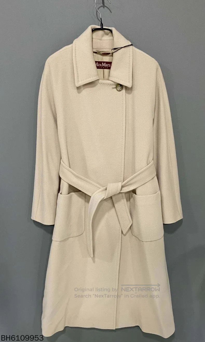 Max Mara Max Mara Wool Coat Size S / US 4 / IT 40 - 1 Thumbnail