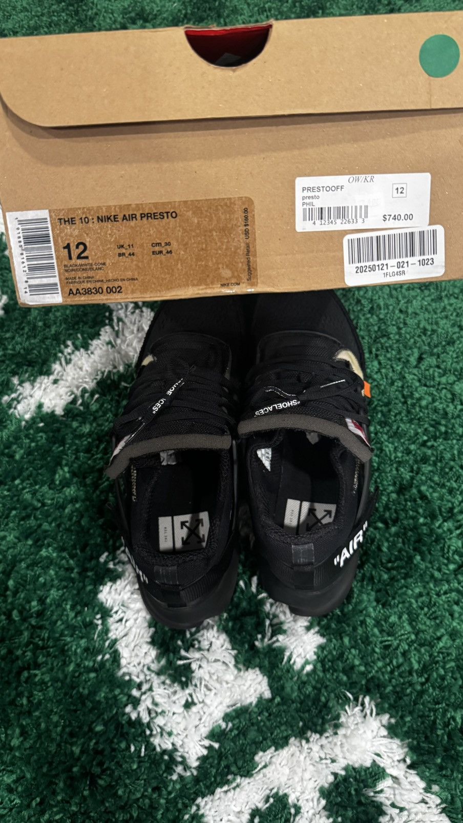 Nike × Off-White Nike Off-White Presto Size US 12 / EU 45 - 6 Thumbnail