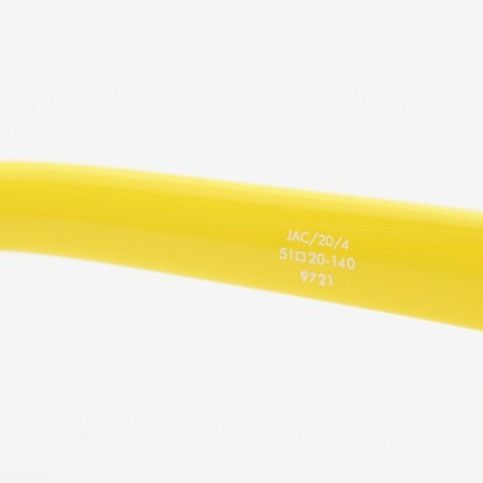Jacquemus Jacquemus CARINO JAC/20 C4 Sunglasses Yellow Square Frame Size ONE SIZE - 8 Thumbnail