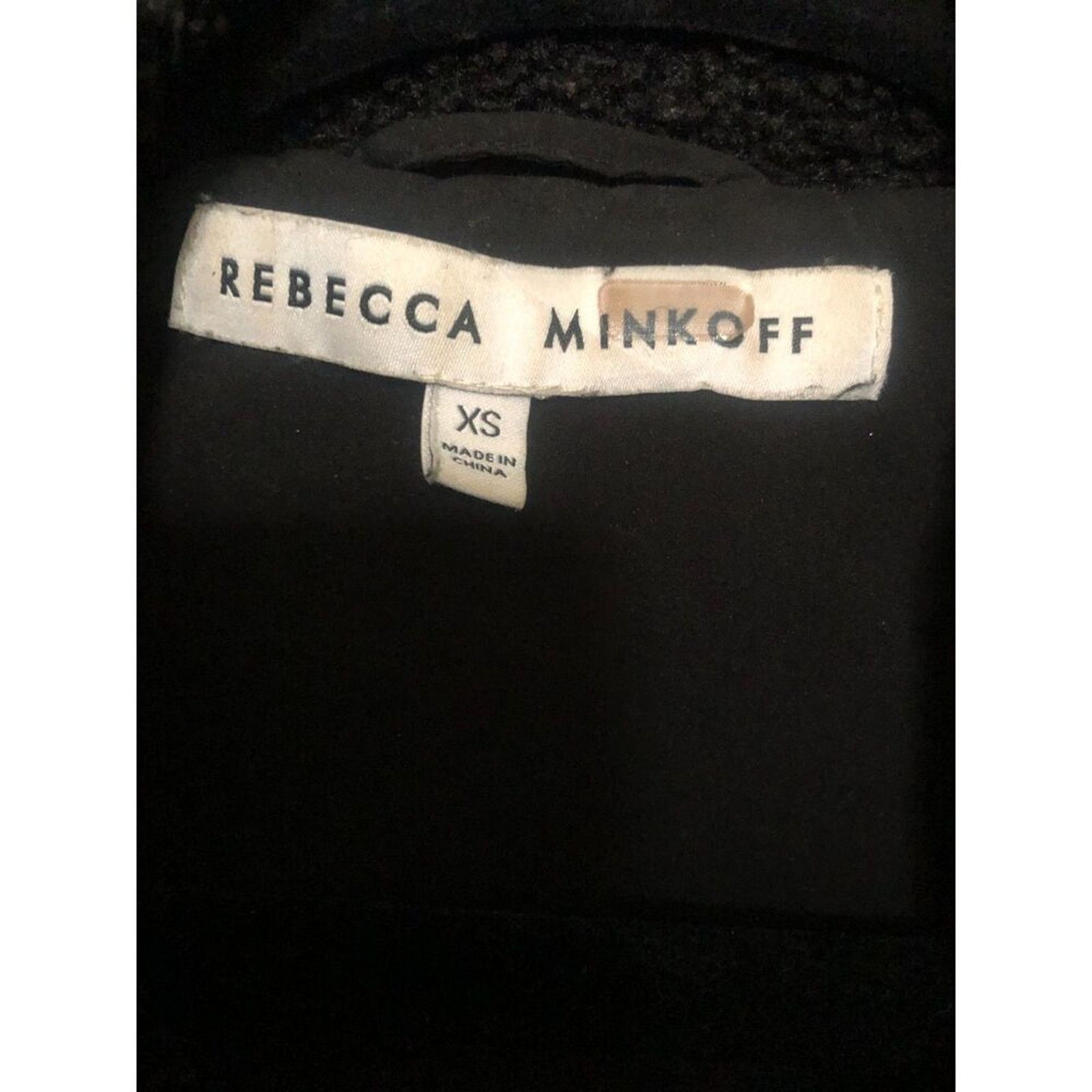 Rebecca Minkoff REBECCA MINKOFF Clark Faux shearling Trimmed Jacket XS Size XS / US 0-2 / IT 36-38 - 7 Thumbnail