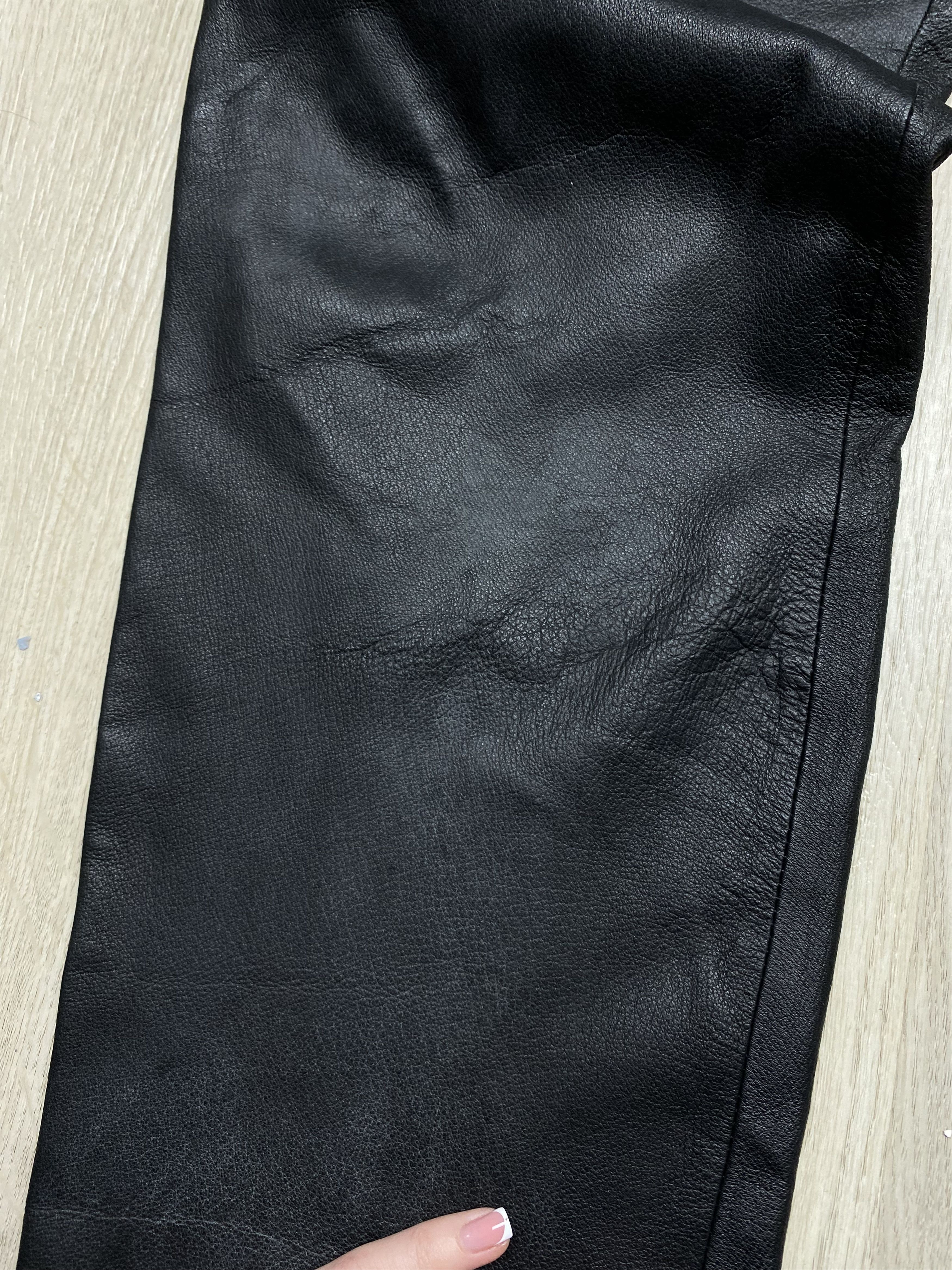 Genuine Leather Vintage Genuine Leather Pants Biker Motorcycle Size US 32 / EU 48 - 6 Thumbnail