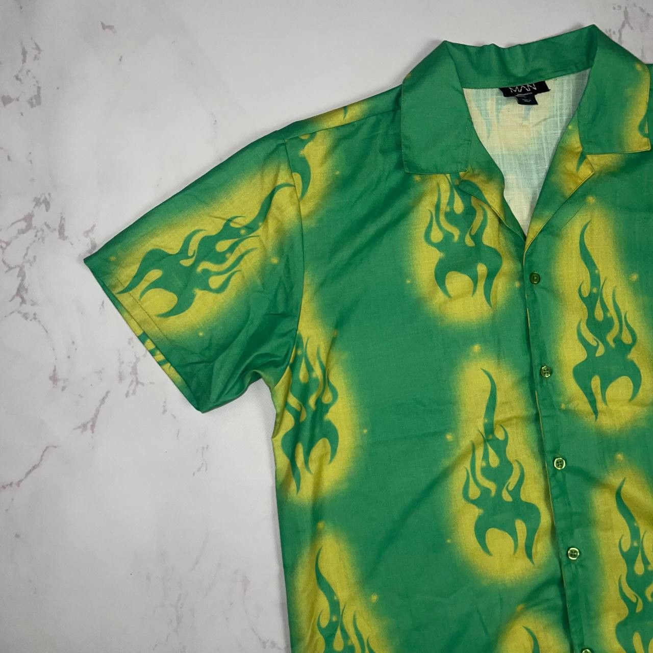 Vintage Vintage Shirt tribal fire Man Crazy Shirt L Size Size US L / EU 52-54 / 3 - 3 Thumbnail
