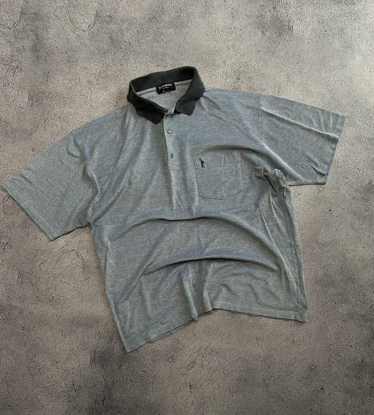 Yves Saint Laurent 🪼 Yves Saint Laurent Vintage Polo Size US XL / EU 56 / 4 - 1 Thumbnail