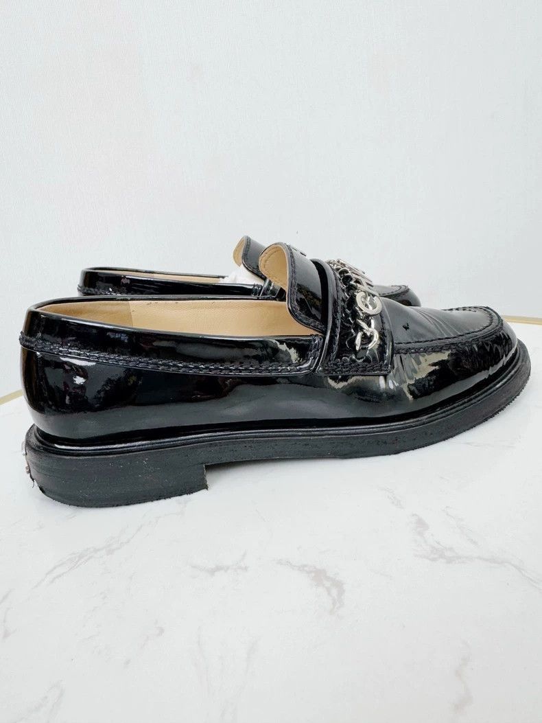 Chanel Chanel Black Loafers Size 35 Used -2505 Size US 4.5 / IT 34.5 - 3 Thumbnail