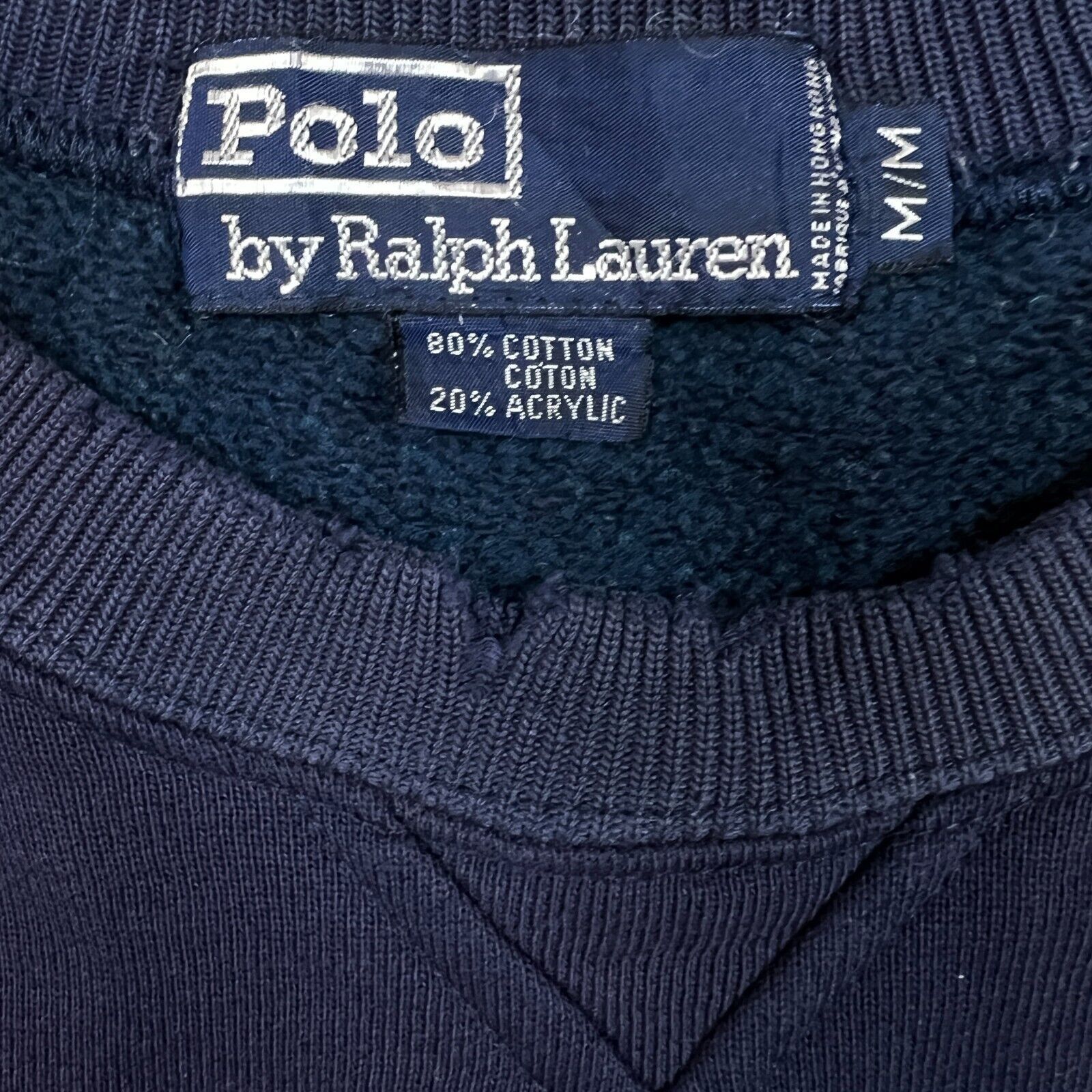 Polo Ralph Lauren × Vintage Vintage Polo Ralph Lauren Sweatshirt Medium Clubs Logo 90s Size US M / EU 48-50 / 2 - 9 Thumbnail