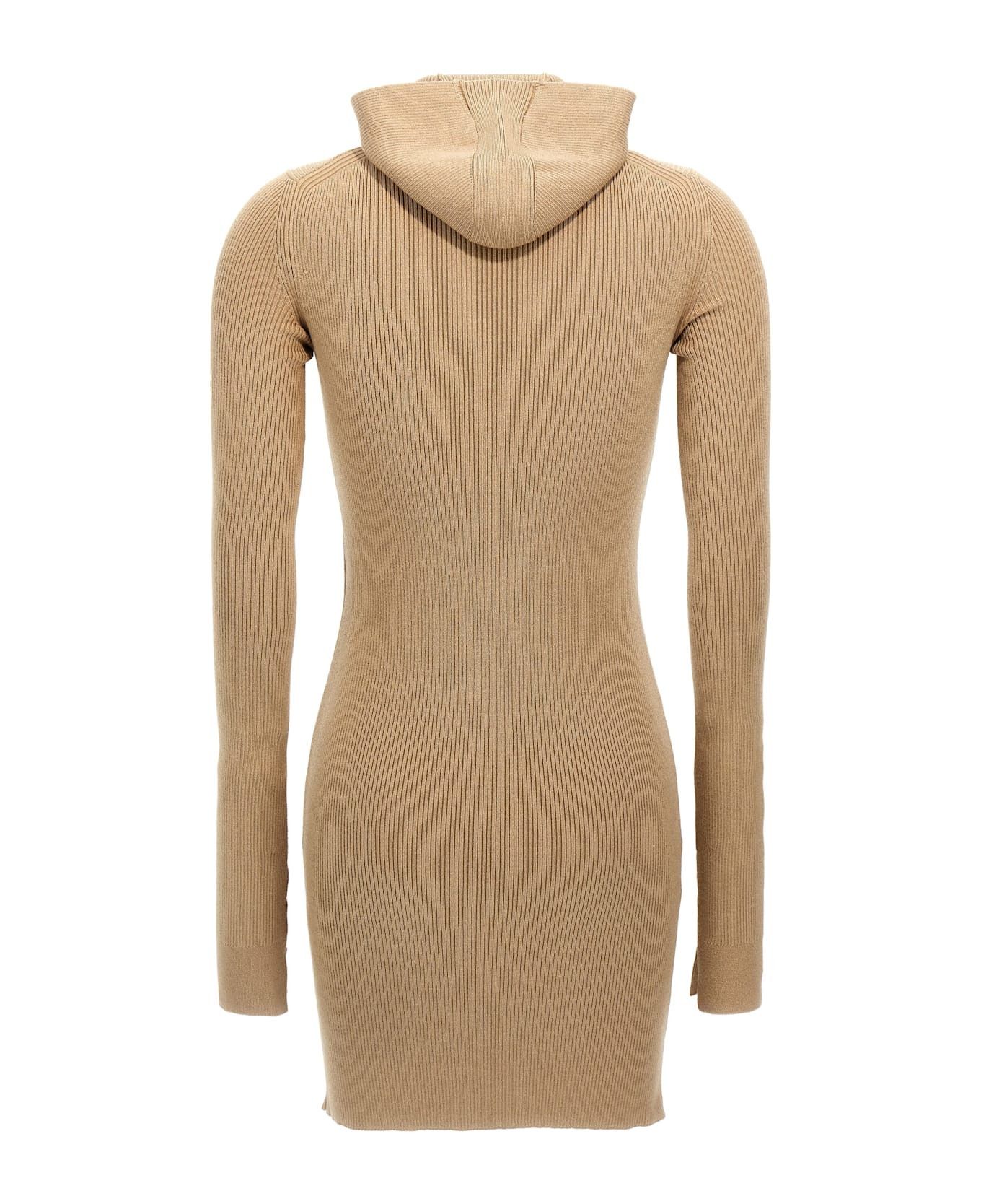 Fendi o1s1wg110326 Dress in Beige Size L / US 10 / IT 46 - 2 Thumbnail