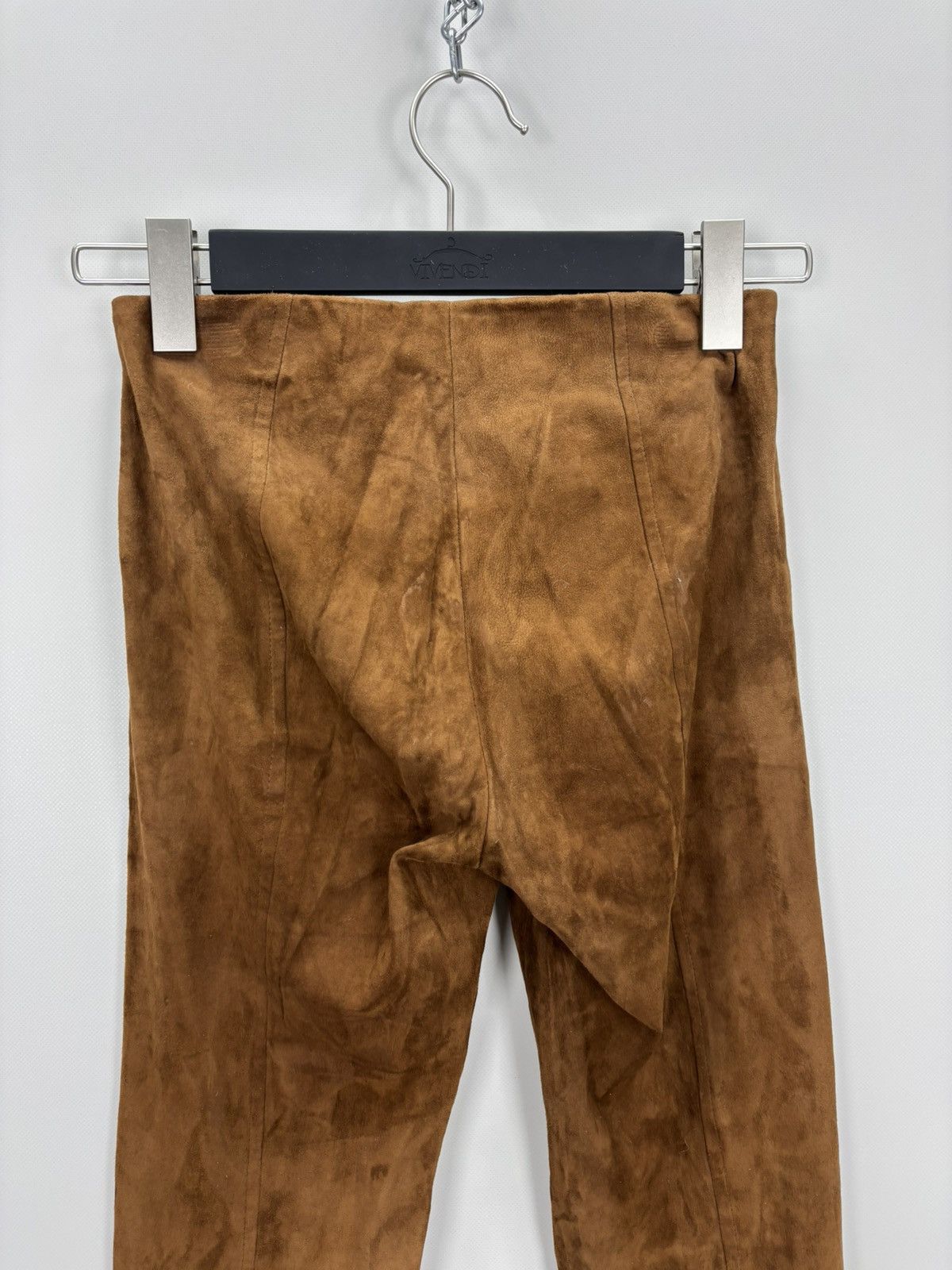 Polo Ralph Lauren Womens suede leggings Polo Ralph Lauren Size XS Color Brown Size 24" / US 00 / IT 34 - 7 Thumbnail