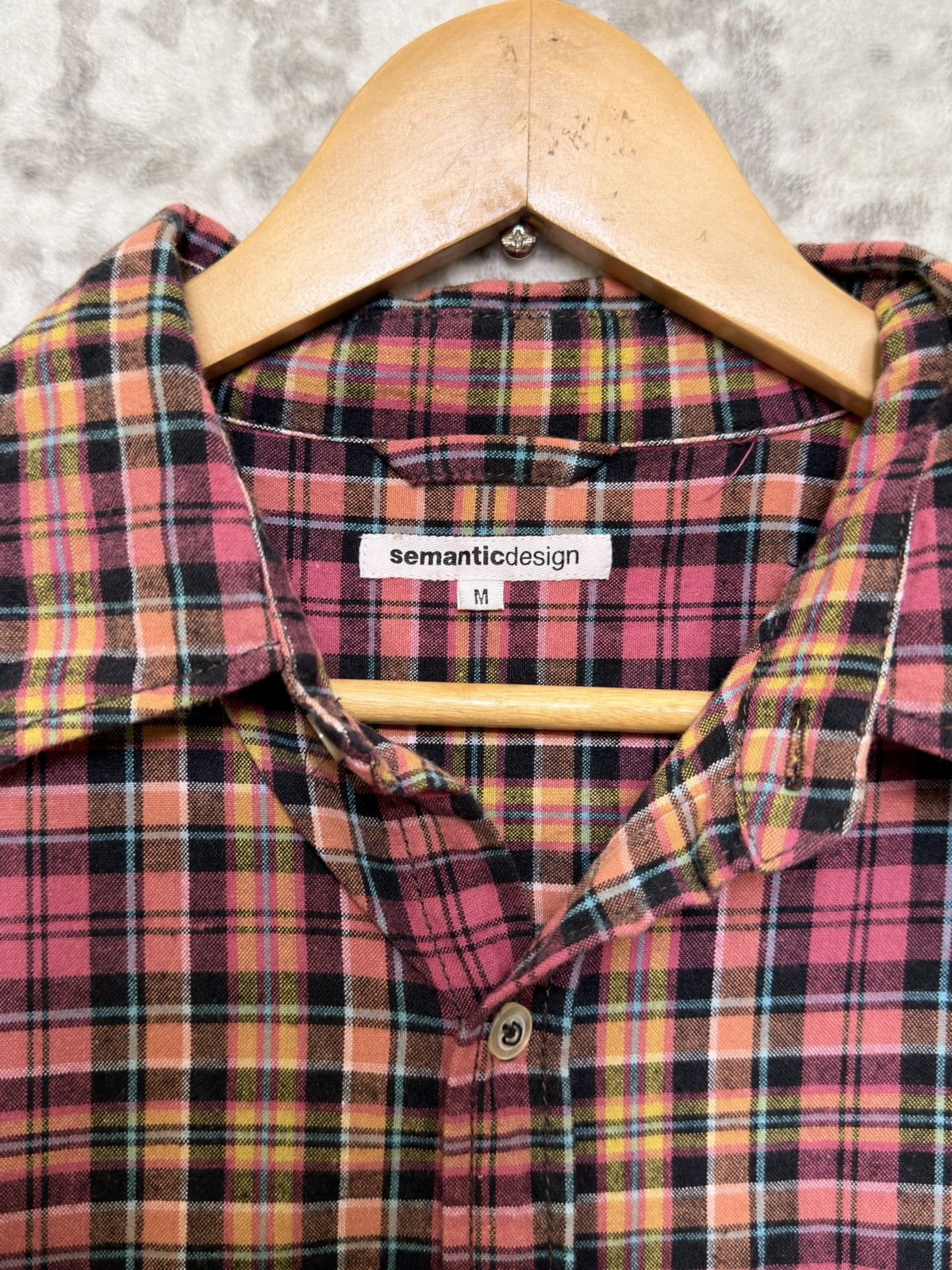 Flannel Vintage Semantic Design Reconstructed Flannel Rock Punk Size US S / EU 44-46 / 1 - 7 Thumbnail