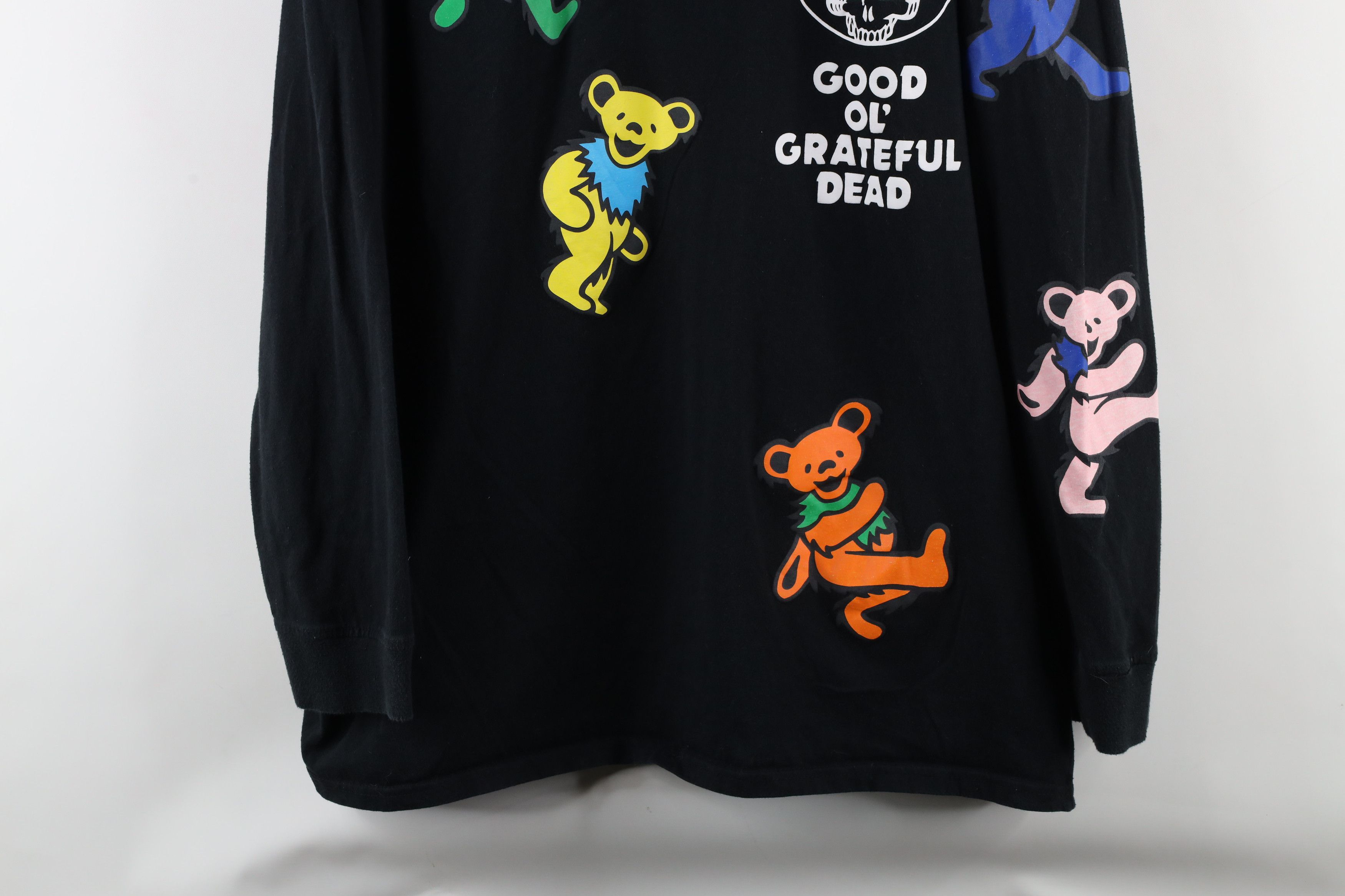 Vintage Retro Bear Skull Grateful Dead Band Long Sleeve T-Shirt Size US XXL / EU 58 / 5 - 3 Thumbnail