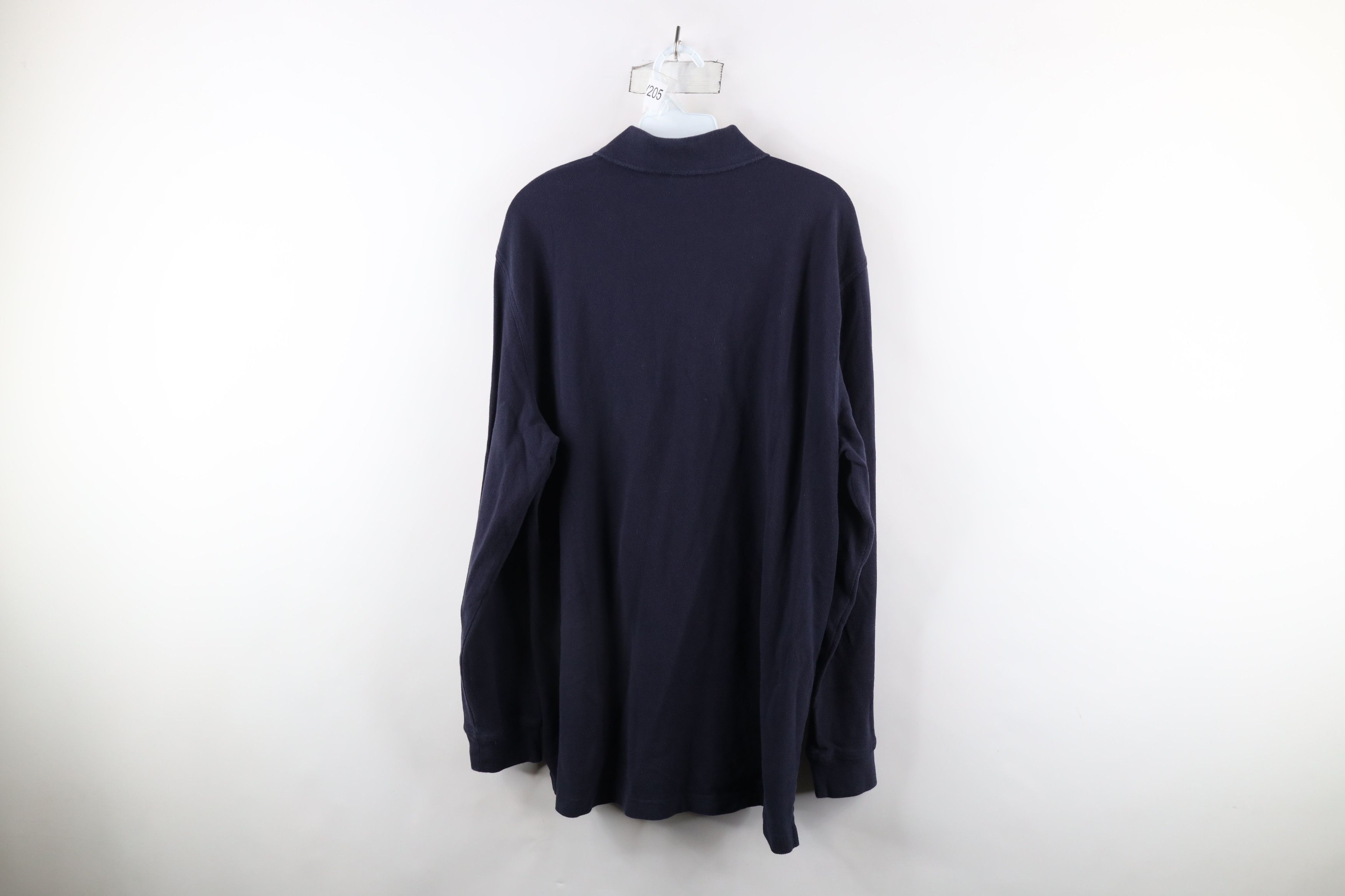 Brooks Brothers × Vintage Vintage 90s Brooks Brothers Cotton Long Sleeve Polo Shirt Size US L / EU 52-54 / 3 - 6 Thumbnail