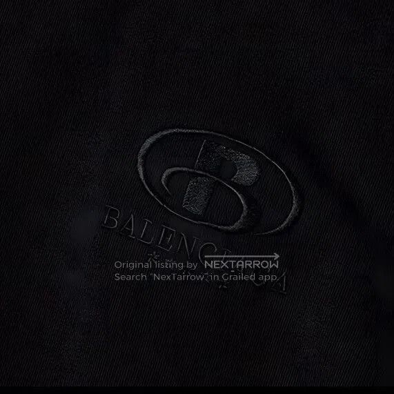 Balenciaga Balenciaga Black Logo Embroidered Hoodie. Size US M / EU 48-50 / 2 - 2 Thumbnail