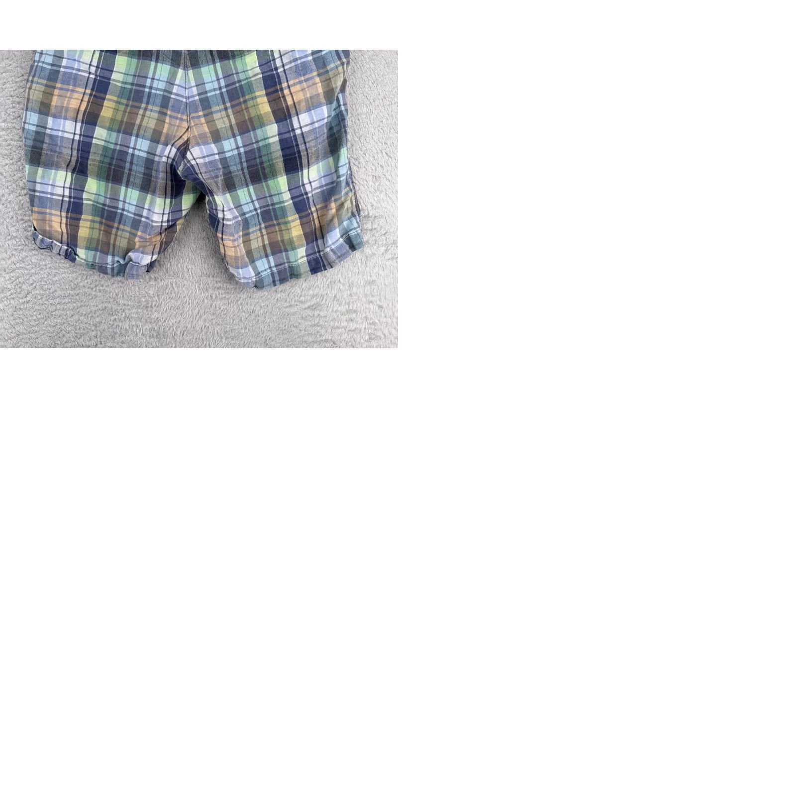Tommy Bahama Tommy Bahama Shorts Men 33 Blue Plaid Linen Tencel Beach Resort 33x10 Chino Casual Travel Wallet Pockets Slim Relaxed Mens Size US 33 - 10 Thumbnail