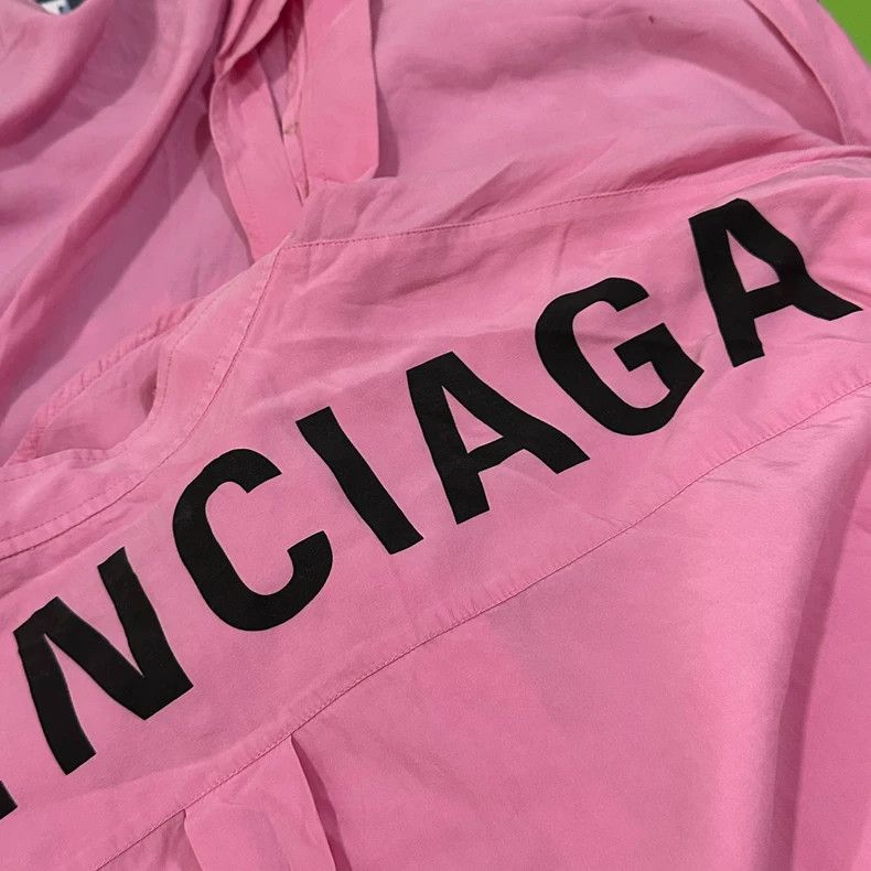 Balenciaga Balenciaga Leisure back Logo printed long sleeve shirt Size M / US 6-8 / IT 42-44 - 8 Thumbnail