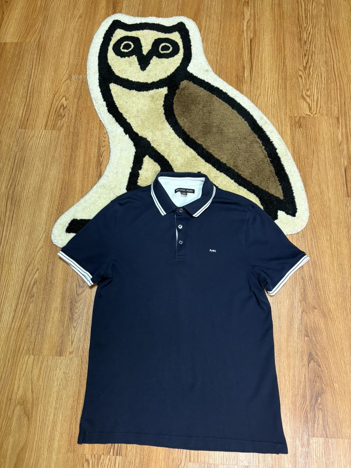 Michael Kors Michael Kors Greenwich Cotton Polo Shirt Size US S / EU 44-46 / 1 - 1 Thumbnail
