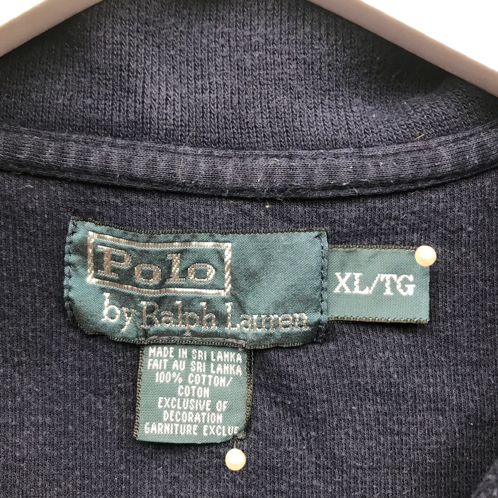 Polo Ralph Lauren Polo Ralph Lauren 1/4 Zip Ribbed Pullover Sweater Mens XL Navy Maroon Pony Shirt Casual Womens? Size US XL / EU 56 / 4 - 3 Thumbnail