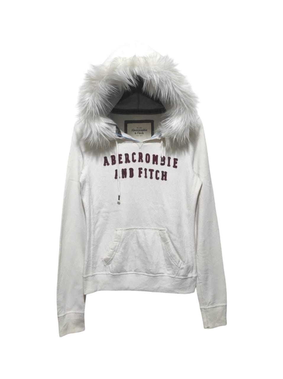 Abercrombie & Fitch Abercrombie White Fur Hoodie if6was9 LGB style Size M / US 6-8 / IT 42-44 - 1 Thumbnail